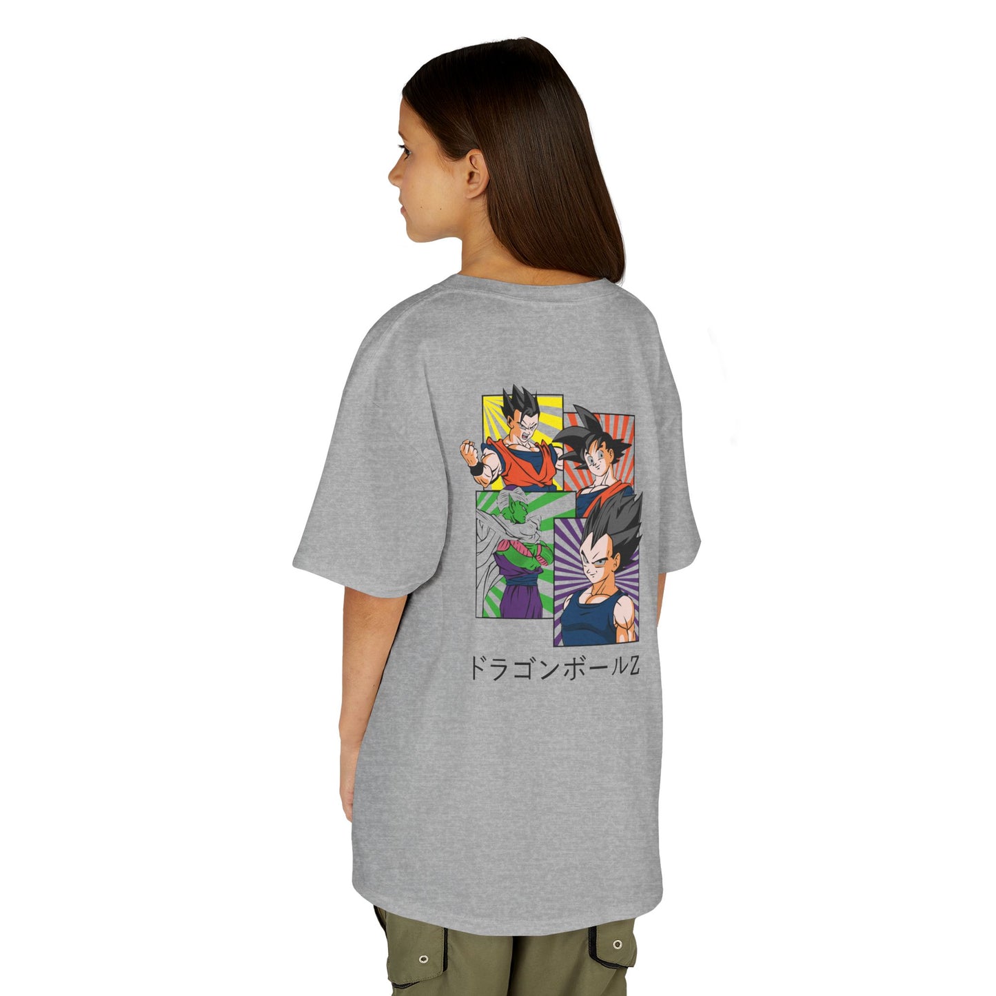 Kids Dragon Ball Z Graphic Tee - Heavy Cotton T-Shirt for Young Fans