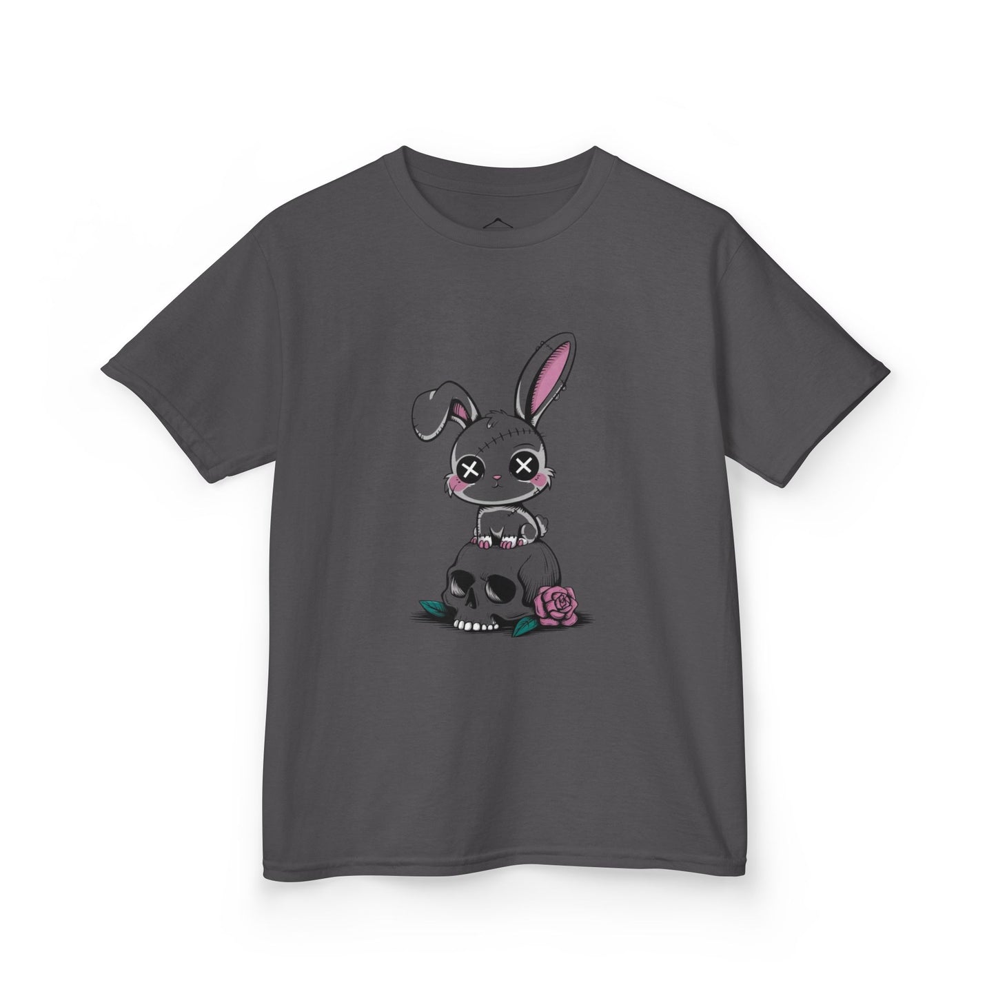 Cute Bunny Skull Kids Tee, Halloween Shirt, Kids T-Shirt, Unique Gift for Kids