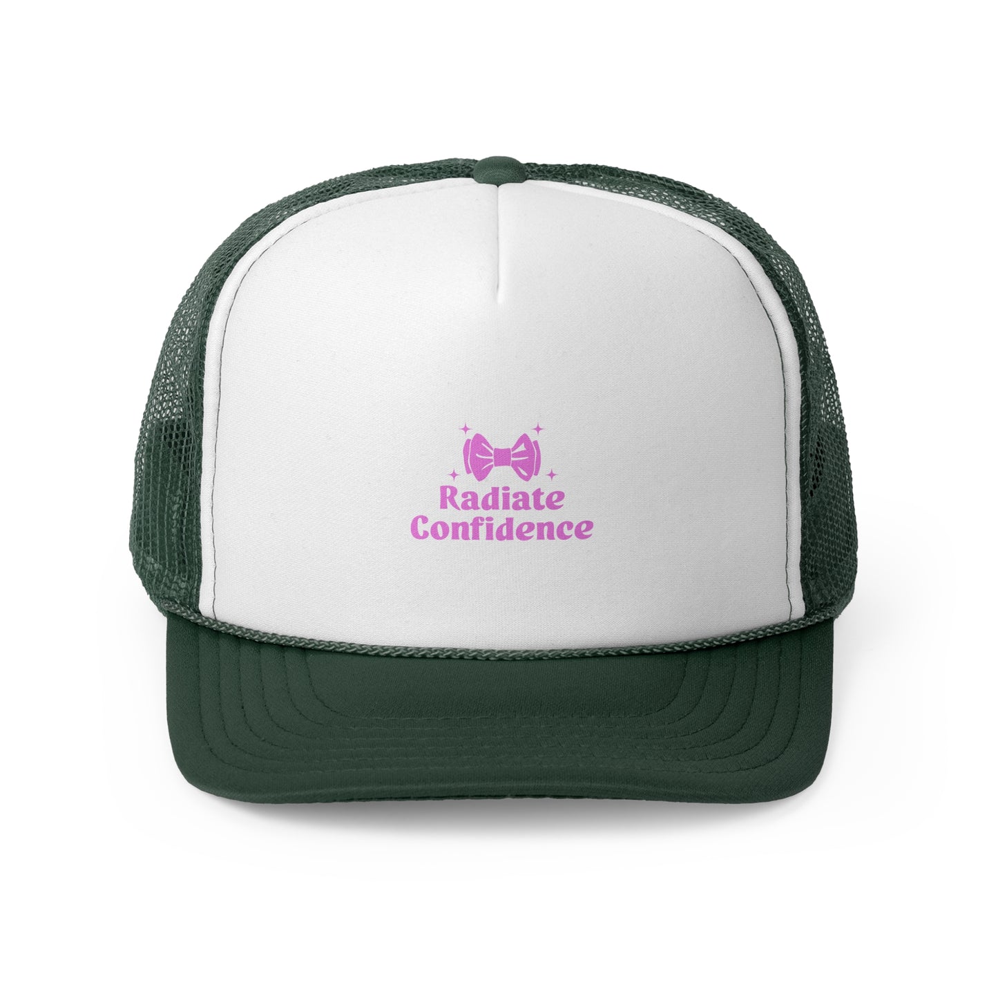 Radiate Confidence Trucker Cap - Empowering Hat for Self-Esteem and Motivation