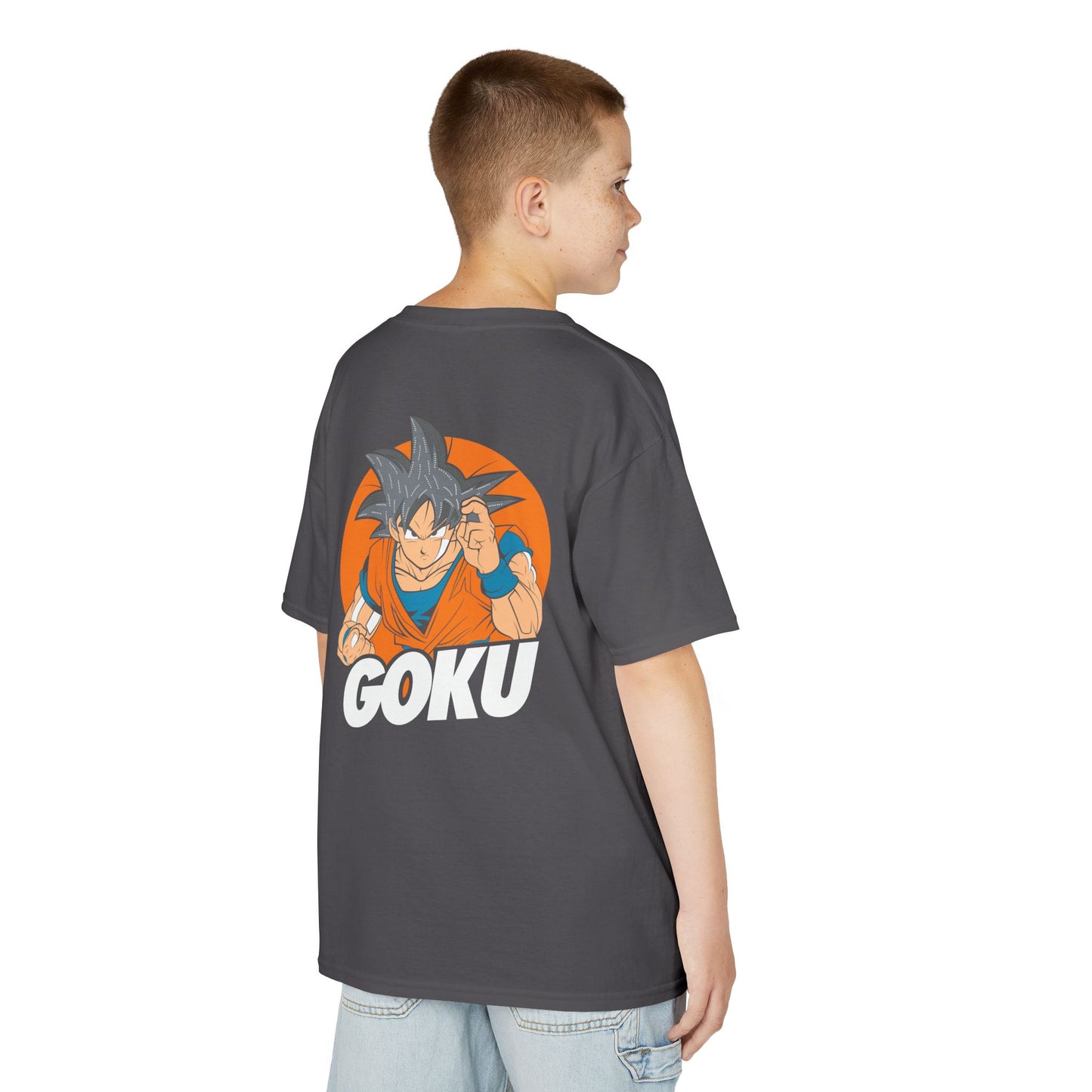 Goku Kids Heavy Cotton Tee – Fun Anime T-Shirt for Young Fans