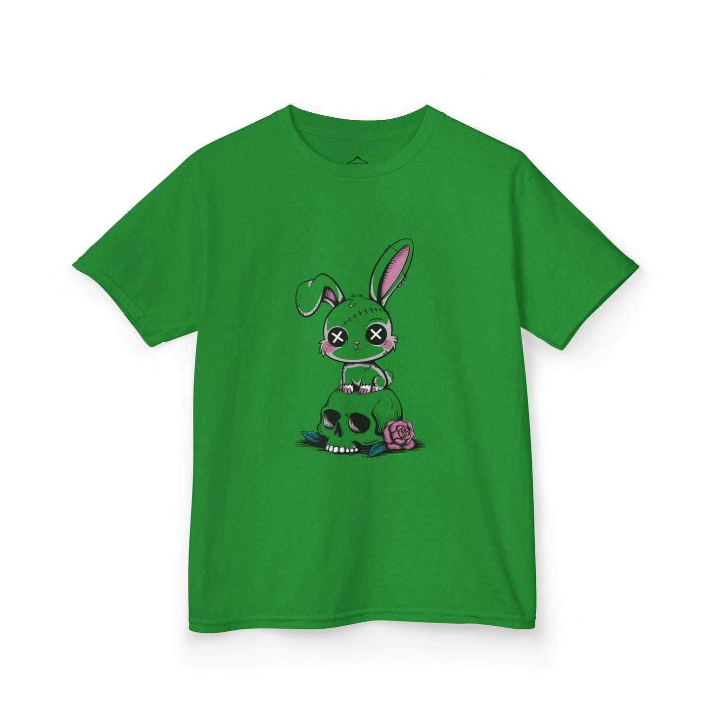 Cute Bunny Skull Kids Tee, Halloween Shirt, Kids T-Shirt, Unique Gift for Kids