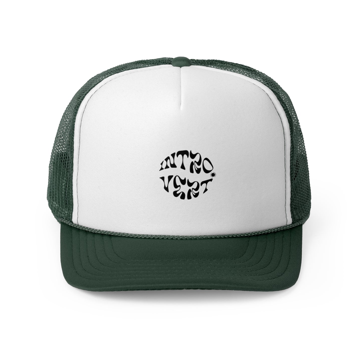 Retro Trucker Cap - Stylish Black and White Design