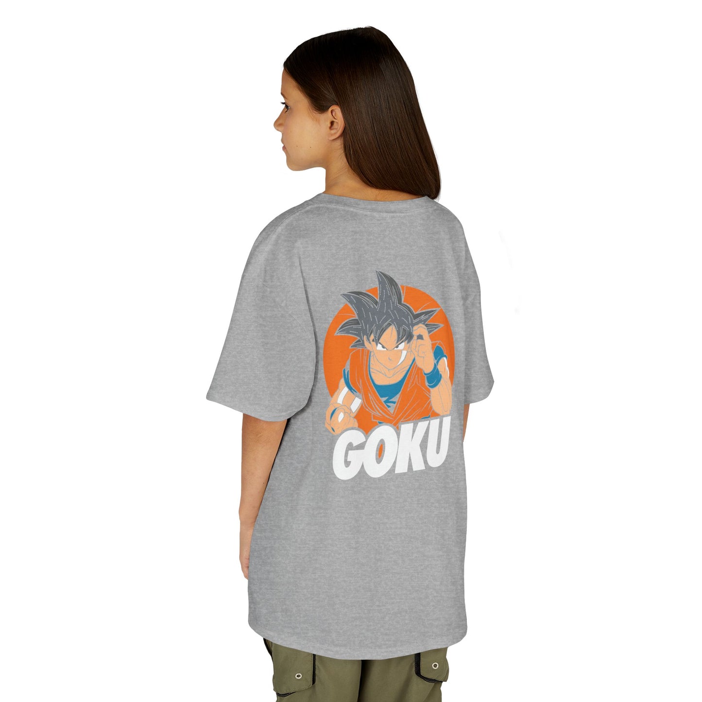 Goku Kids Heavy Cotton Tee – Fun Anime T-Shirt for Young Fans