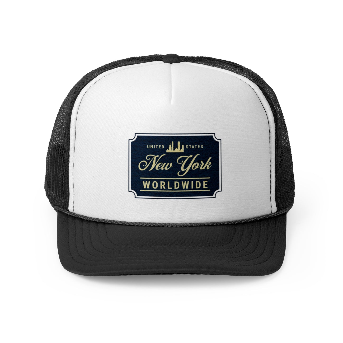 New York Worldwide Trucker Cap - Casual Style Hat for Travelers
