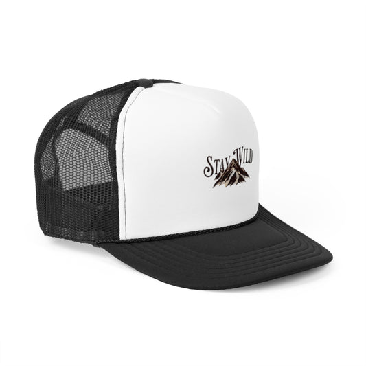 Stay Wild Trucker Cap - Adventure Ready Hat for Outdoor Lovers