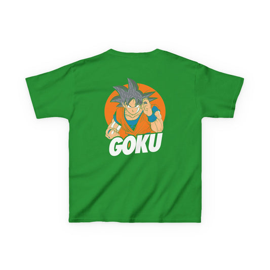Goku Kids Heavy Cotton Tee – Fun Anime T-Shirt for Young Fans