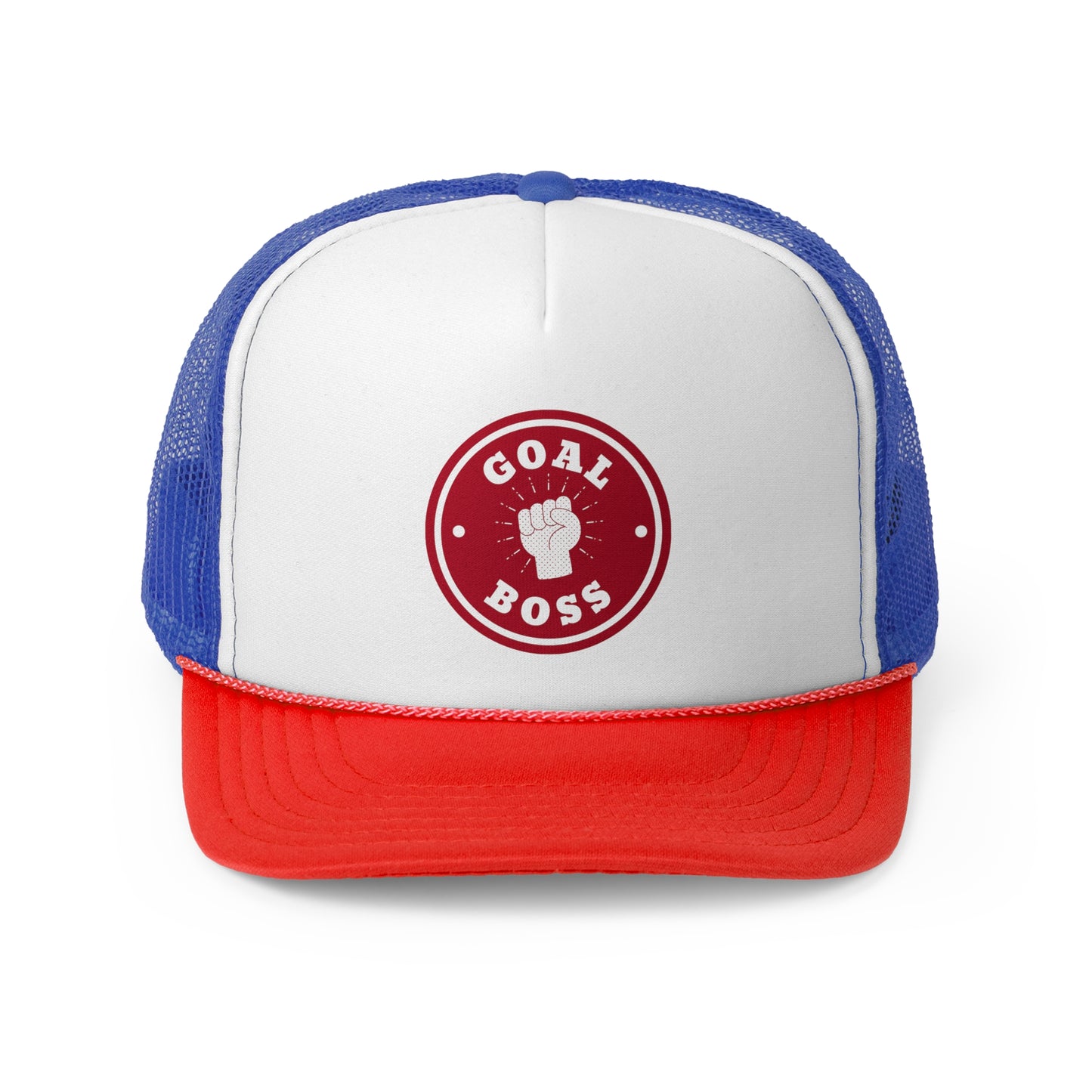 Goal Boss Trucker Cap - Motivational Cap for Goal-Driven Individuals
