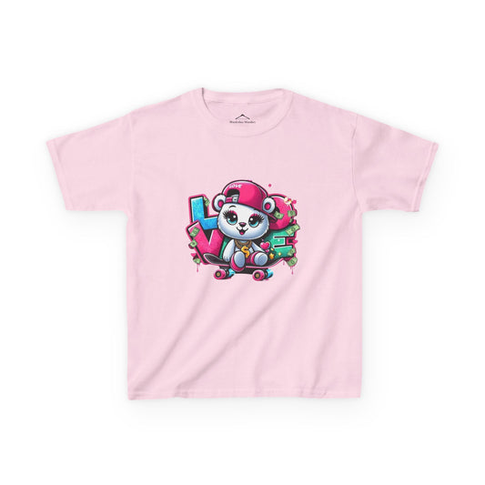 Cute Panda Kids Tee, Adorable T-Shirt, Gift for Kids, Fun Apparel, Birthday Gift