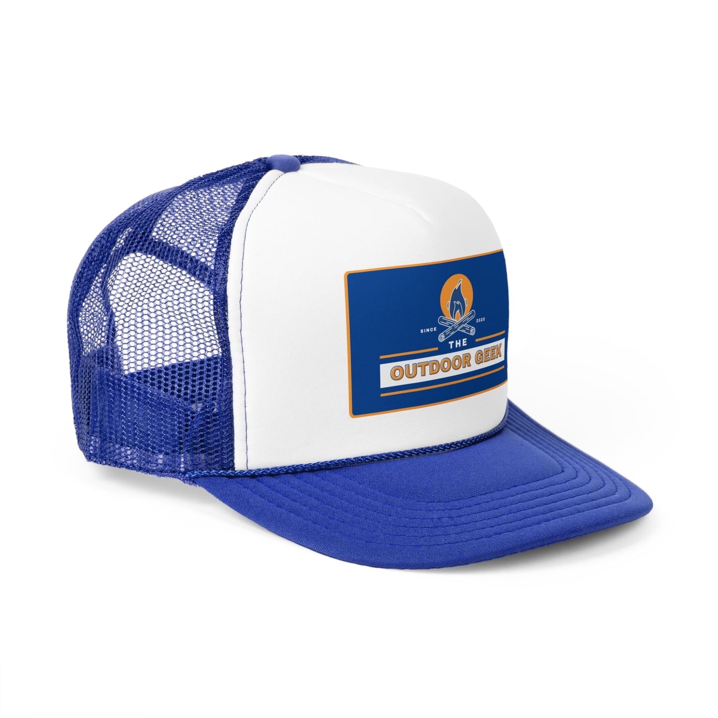 Outdoor Geek Trucker Cap - Adventure Ready Hat for Outdoor Enthusiasts