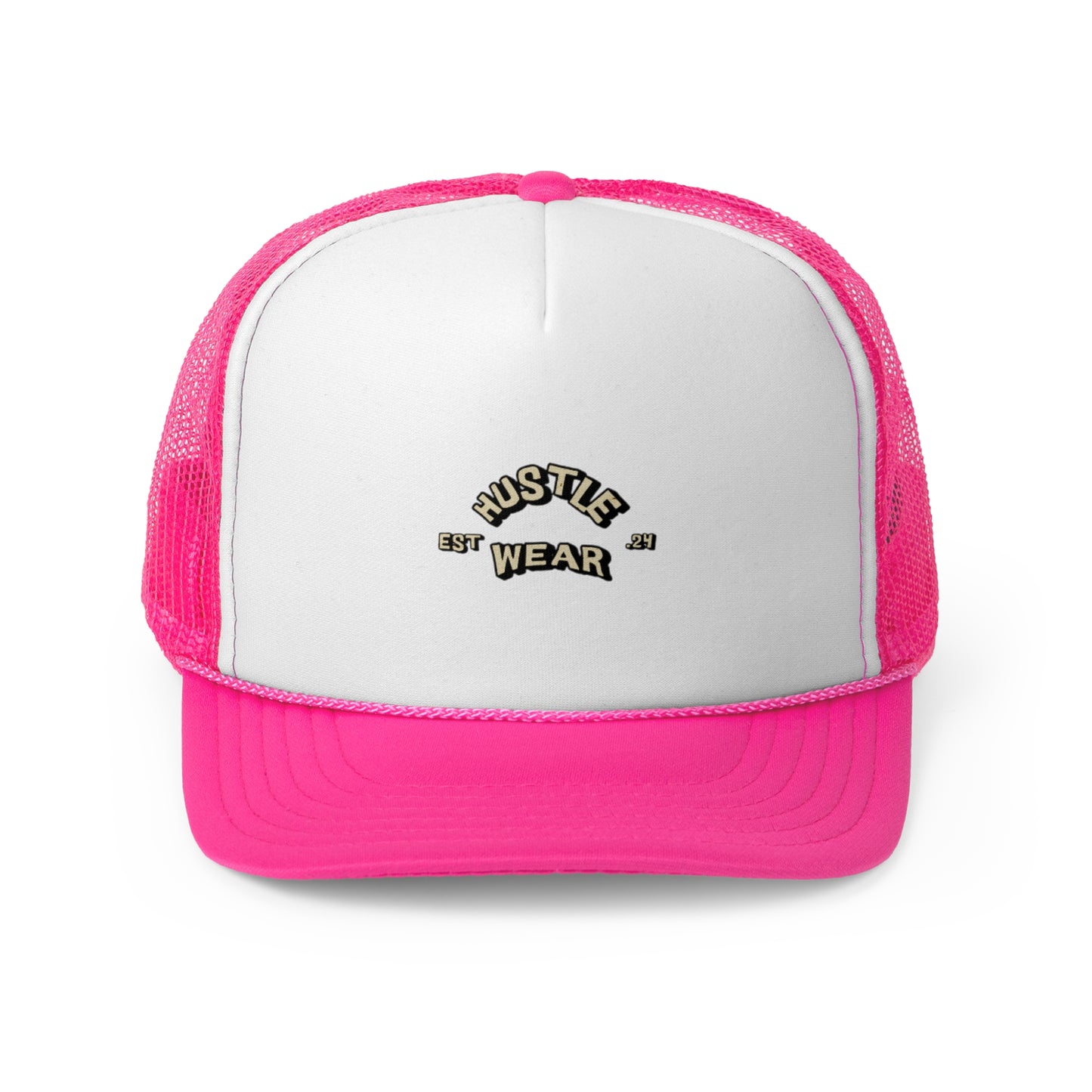 Hustle Wear Trucker Cap - Motivational Snapback Hat for Entrepreneurs