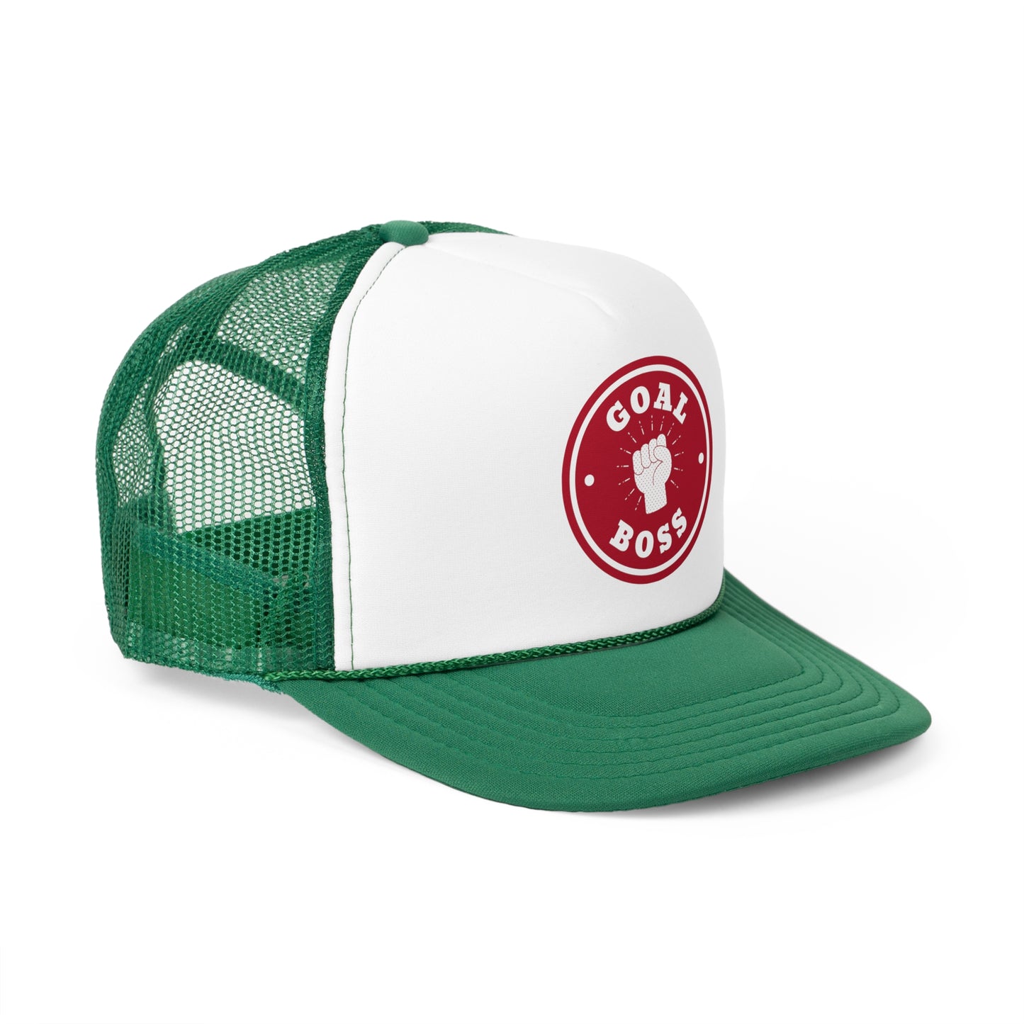 Goal Boss Trucker Cap - Motivational Cap for Goal-Driven Individuals