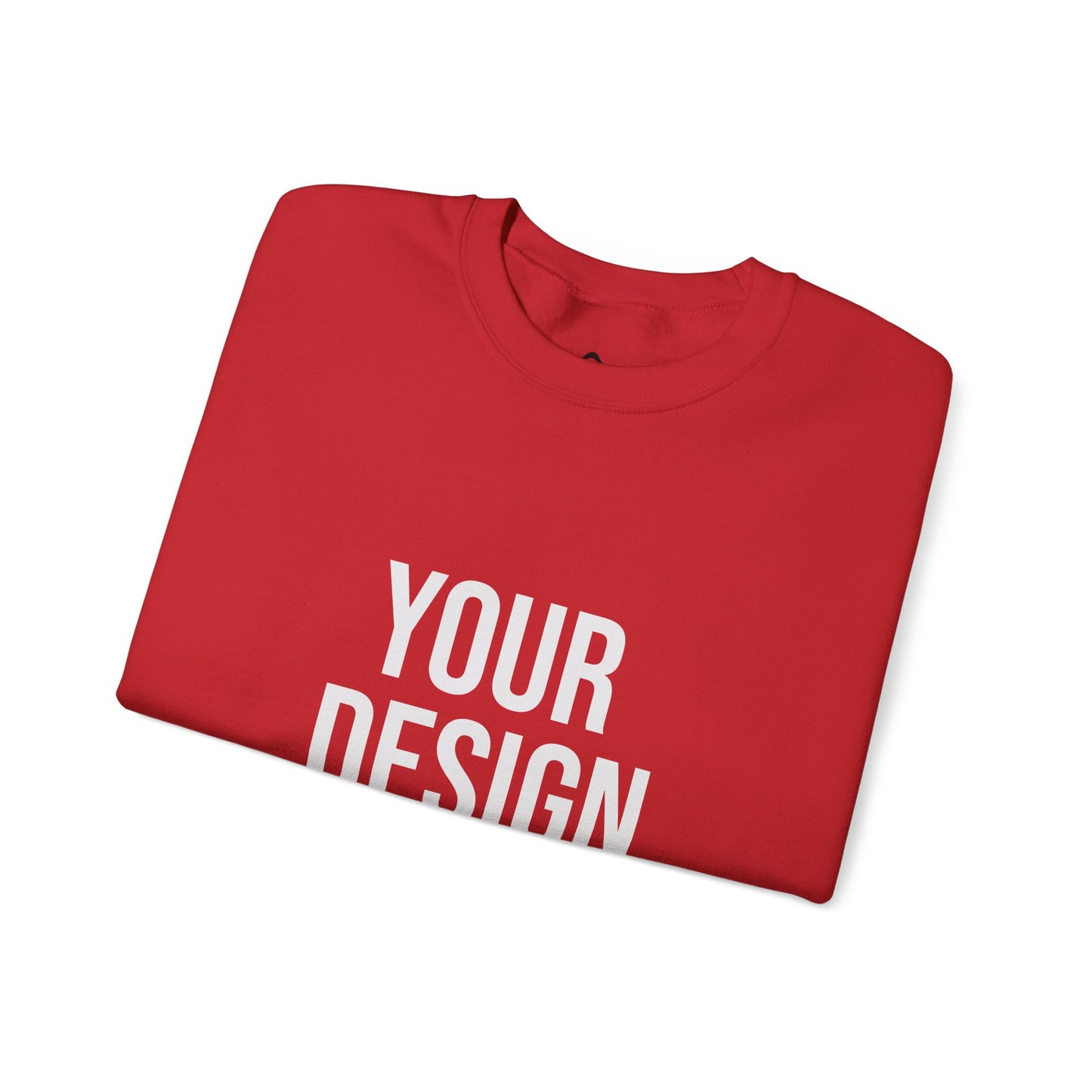 Your Design Here Custom Printed Crewneck Sweatshirt