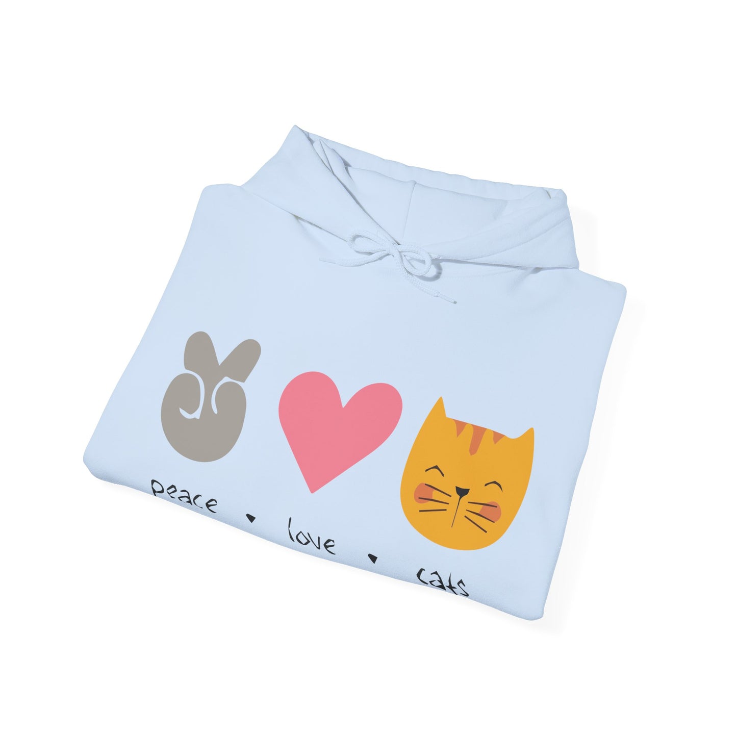 Heavy Blend Hooded Sweatshirt with Kangaroo Pocket