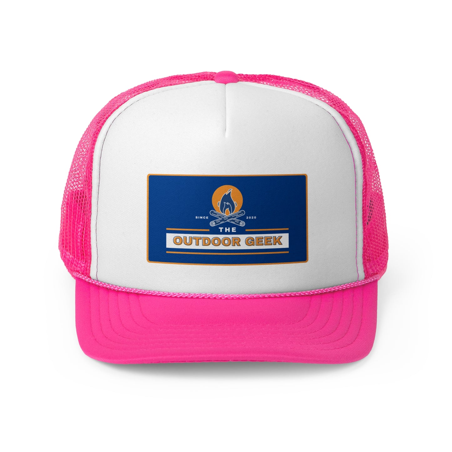 Outdoor Geek Trucker Cap - Adventure Ready Hat for Outdoor Enthusiasts