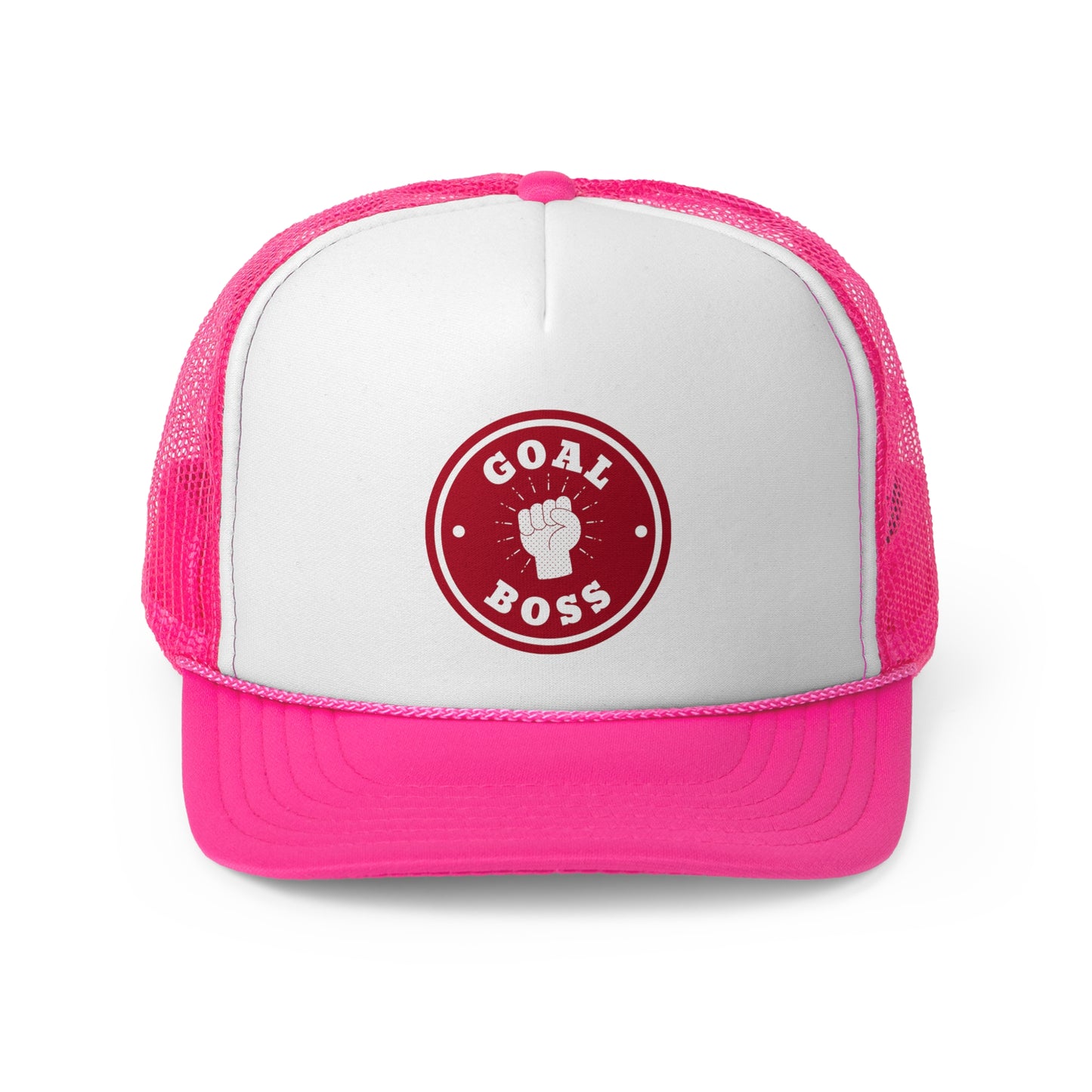Goal Boss Trucker Cap - Motivational Cap for Goal-Driven Individuals