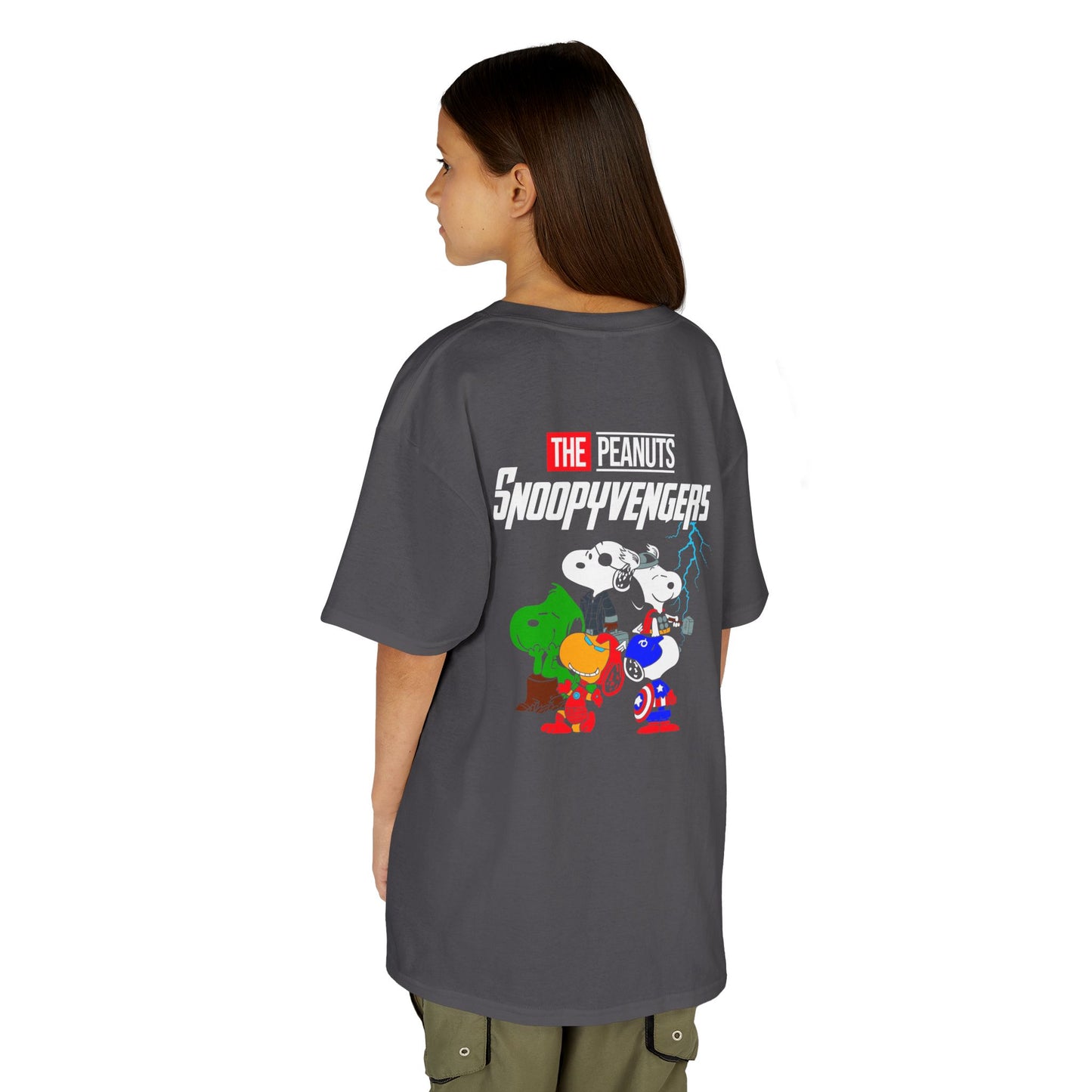 Kids Snoopyvengers Graphic Tee - Fun Cotton T-Shirt for Young Fans