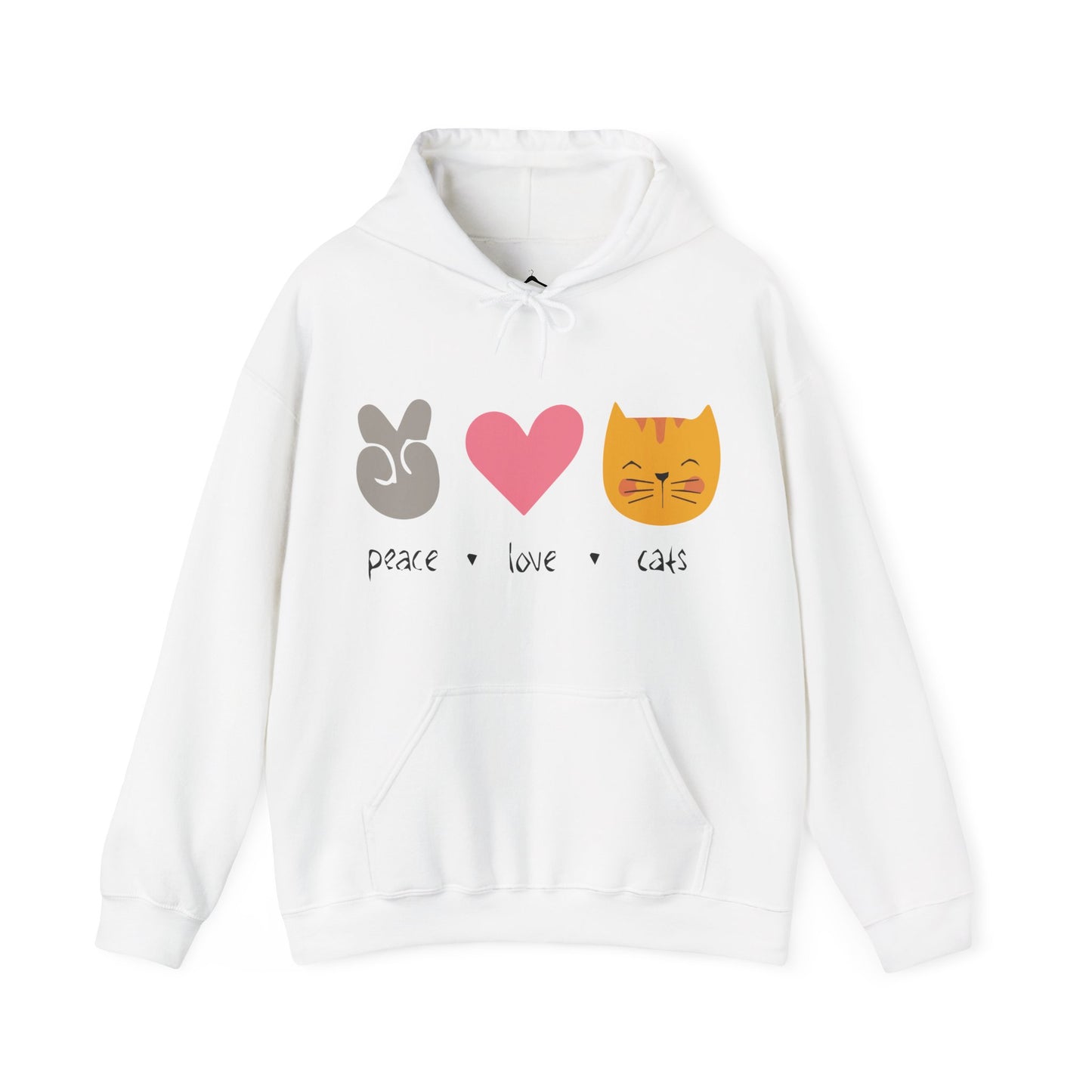 Heavy Blend Hooded Sweatshirt with Kangaroo Pocket