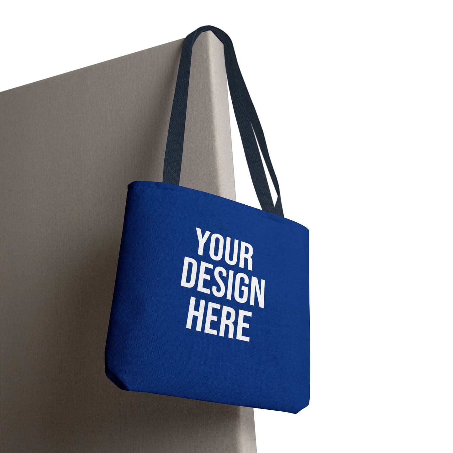 Customizable Blue Tote Bag - Your Design Here