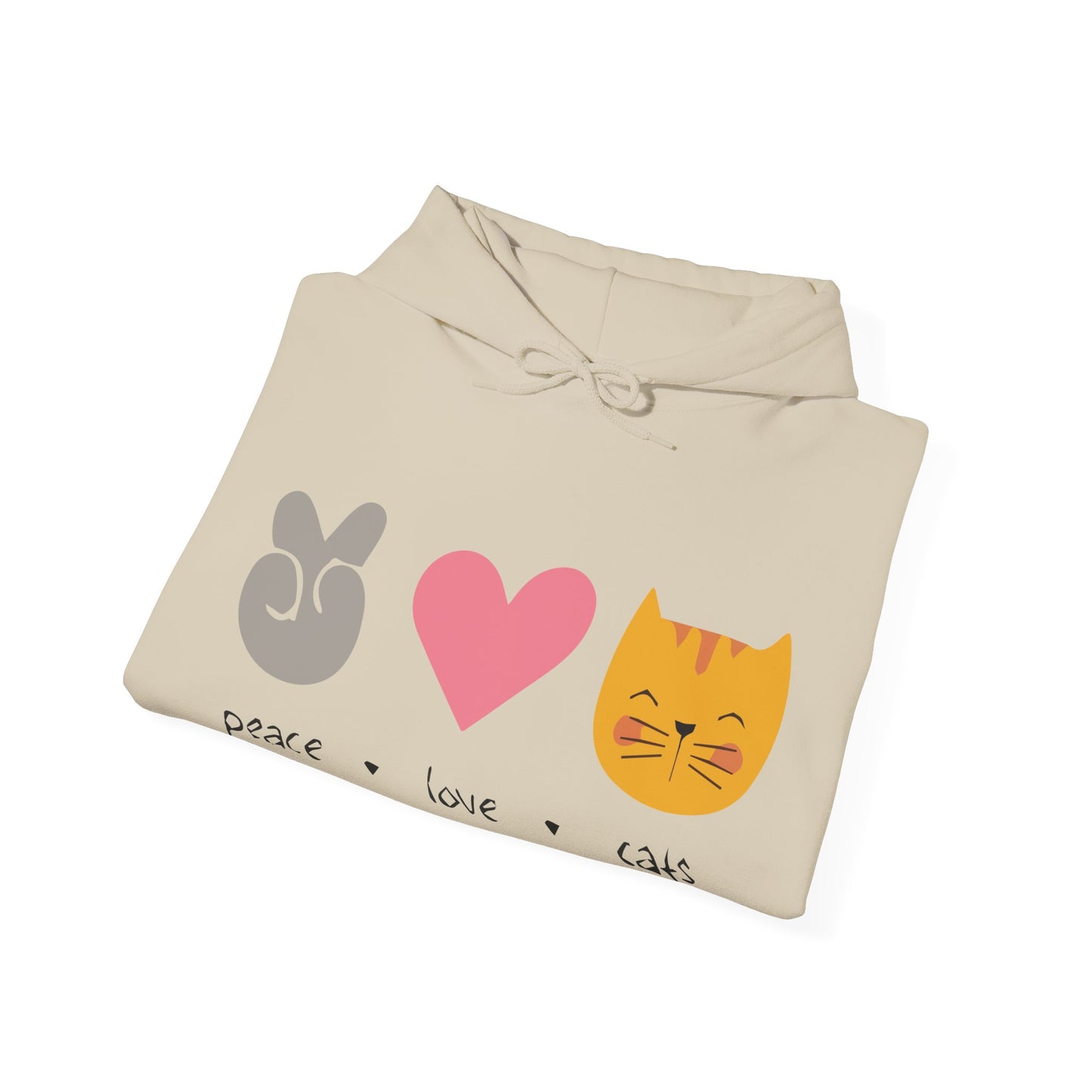 Heavy Blend Hooded Sweatshirt with Kangaroo Pocket