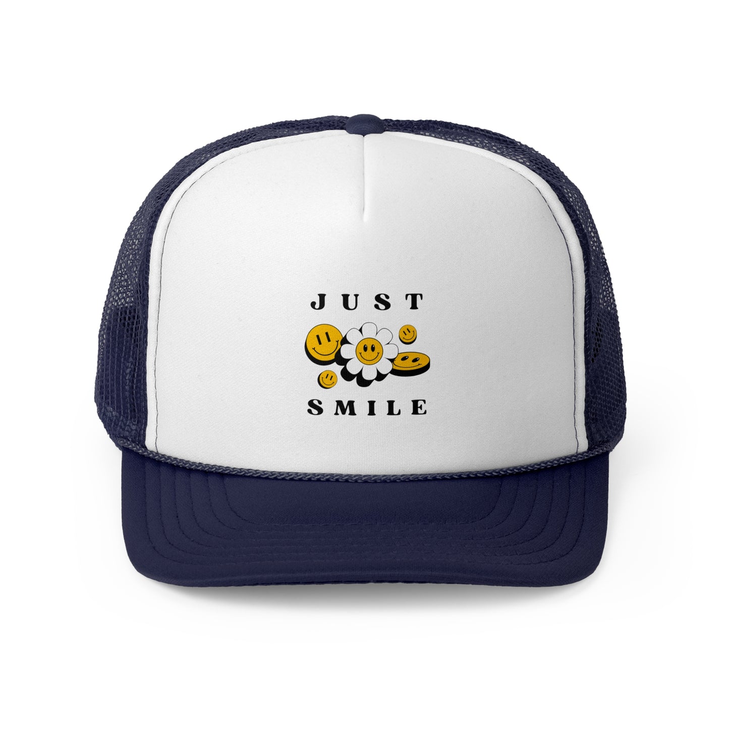Just Smile Trucker Cap - Cheerful and Fun Headwear for Everyday Wear
