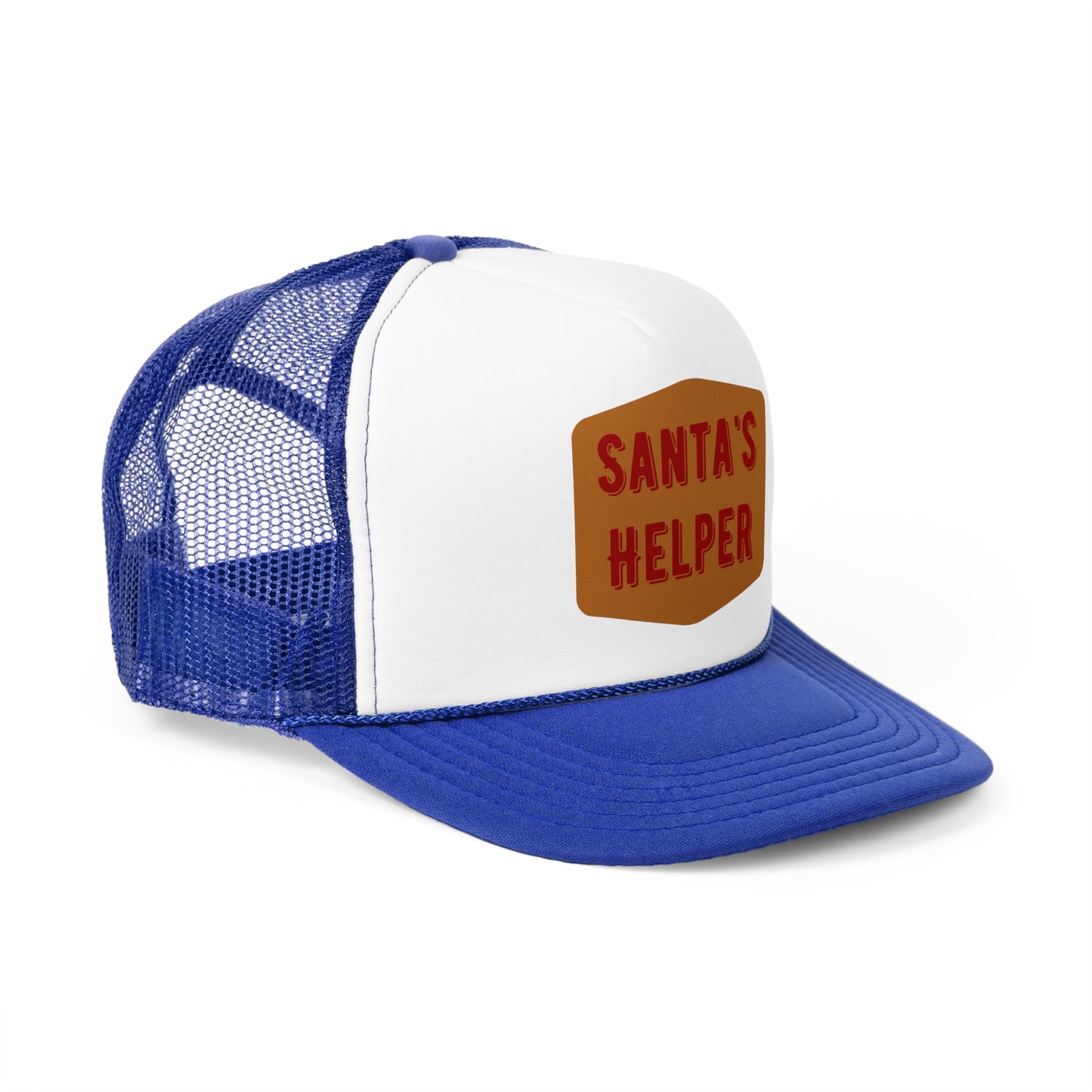 Santa's Helper Trucker Cap - Festive Holiday Hat for Christmas Celebrations
