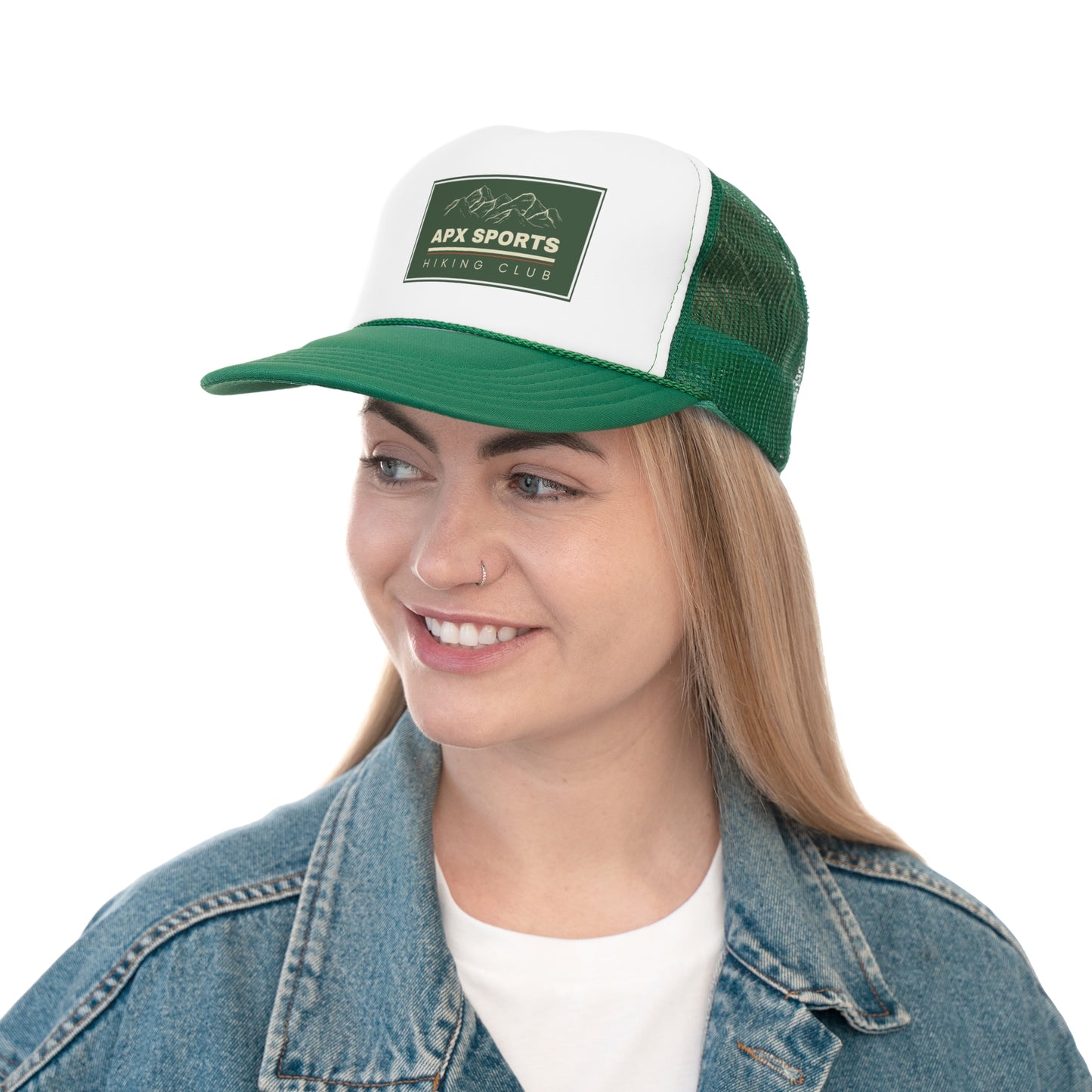 APX Sports Hiking Club Trucker Cap - Stylish Outdoor Headwear for Adventure Lovers