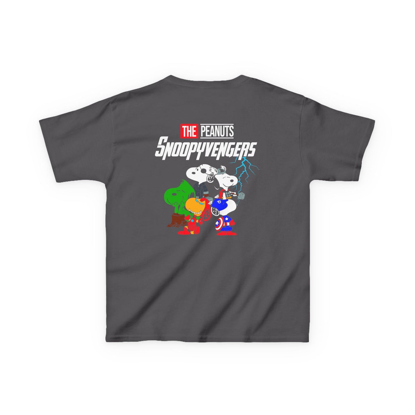 Kids Snoopyvengers Graphic Tee - Fun Cotton T-Shirt for Young Fans