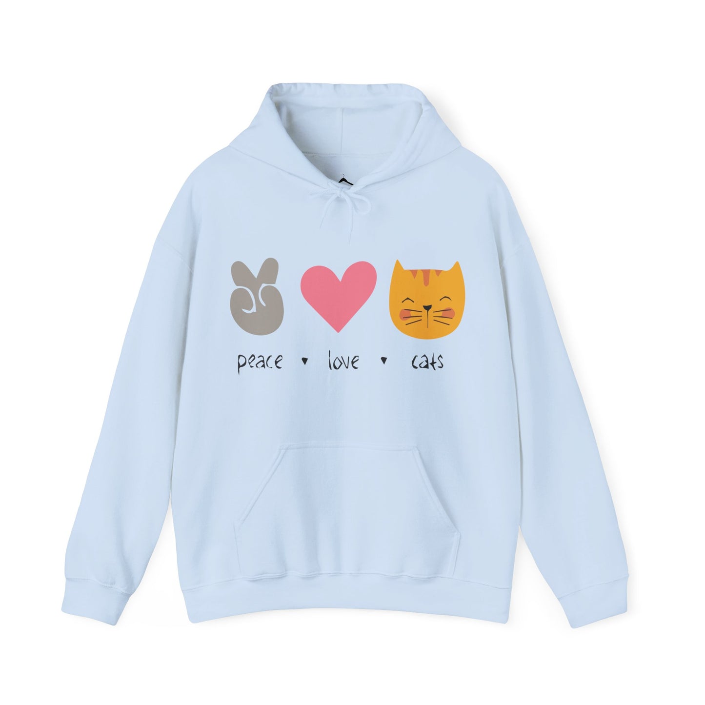 Heavy Blend Hooded Sweatshirt with Kangaroo Pocket