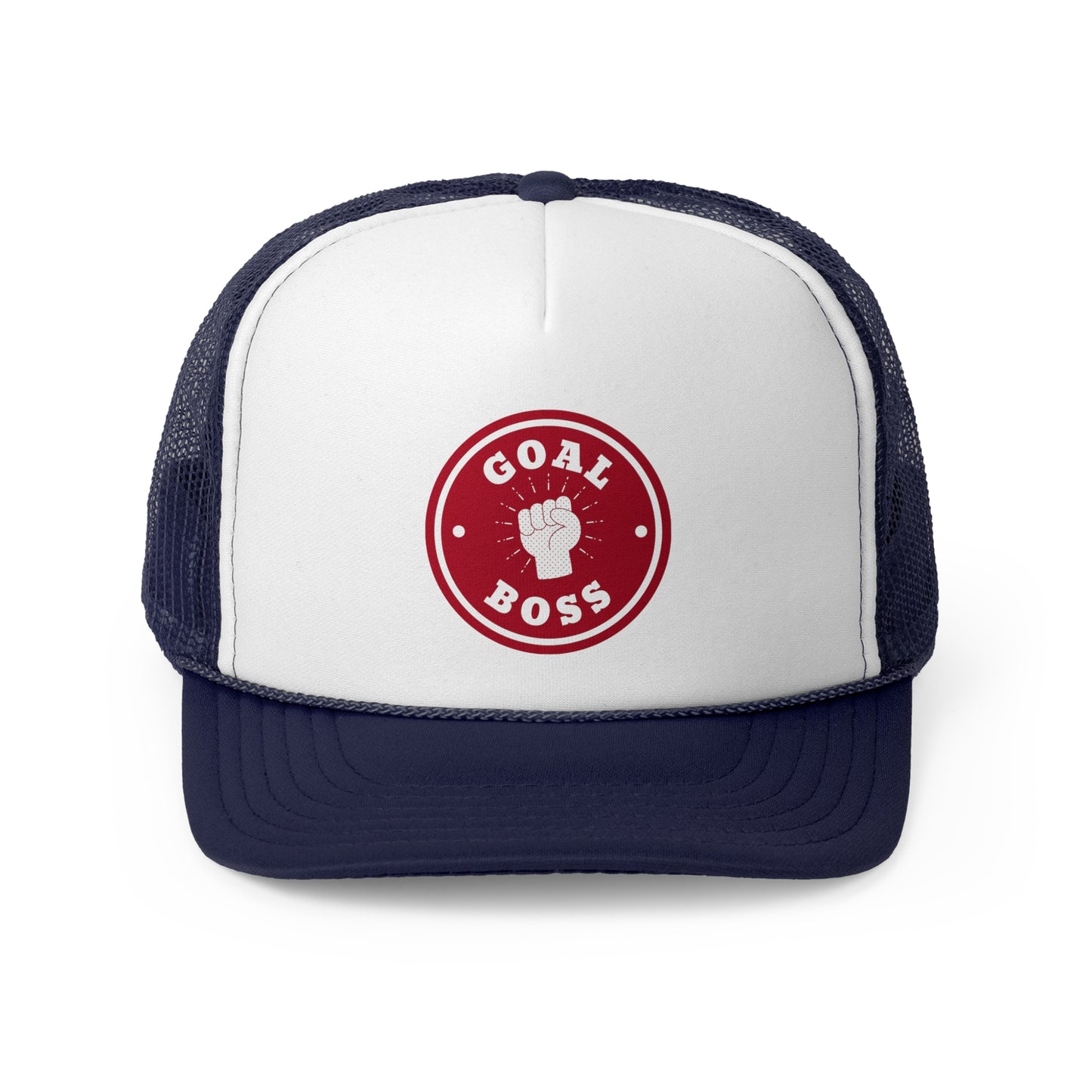 Goal Boss Trucker Cap - Motivational Cap for Goal-Driven Individuals