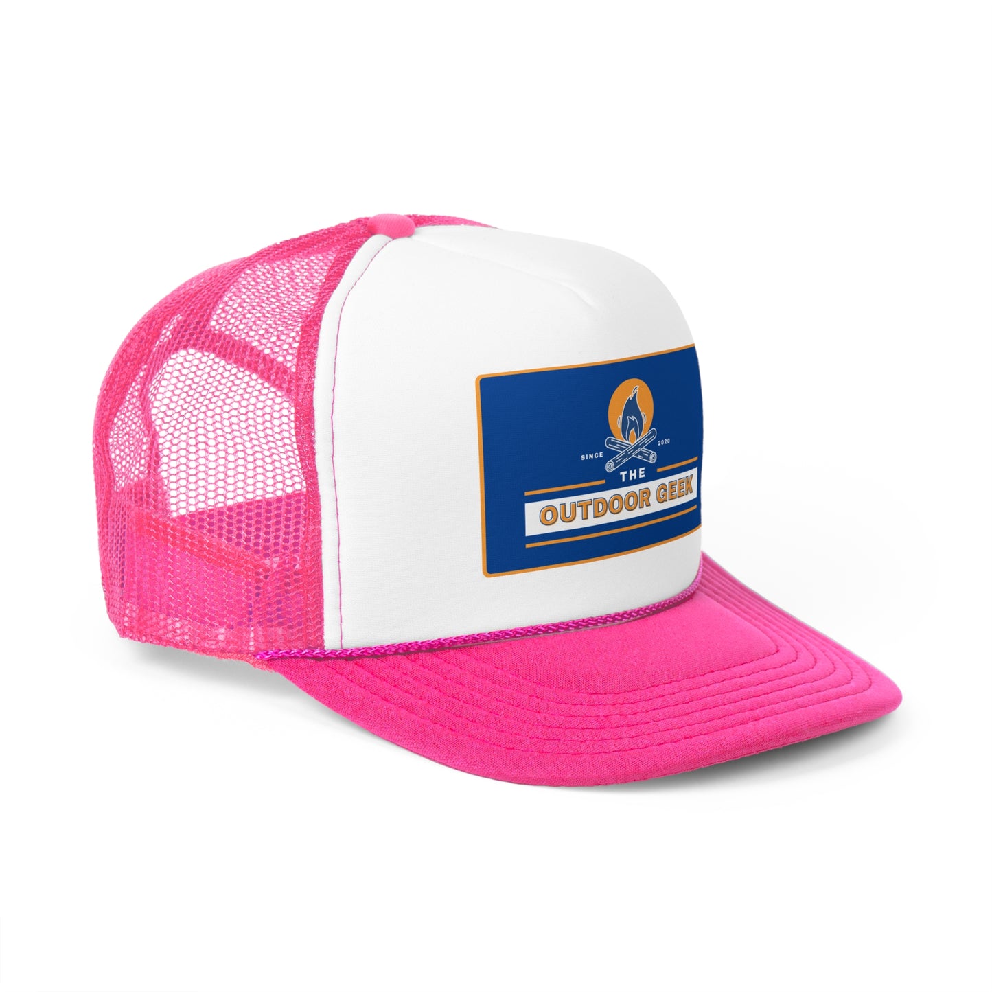 Outdoor Geek Trucker Cap - Adventure Ready Hat for Outdoor Enthusiasts