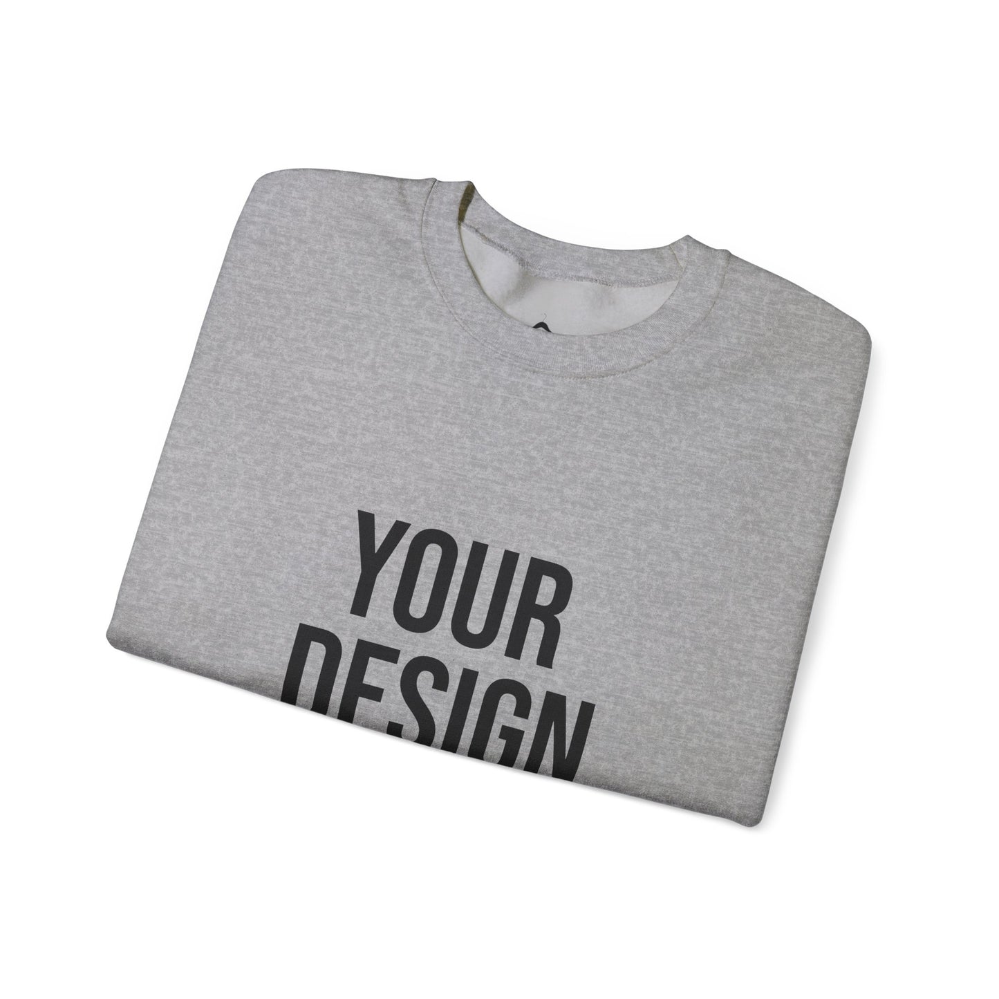 Your Design Here Custom Printed Crewneck Sweatshirt