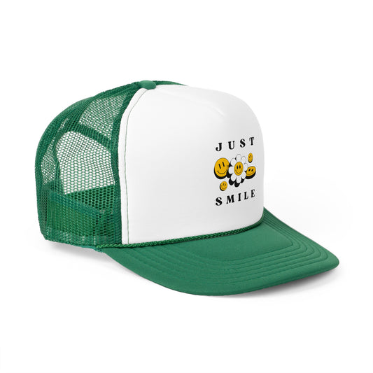 Just Smile Trucker Cap - Cheerful and Fun Headwear for Everyday Wear