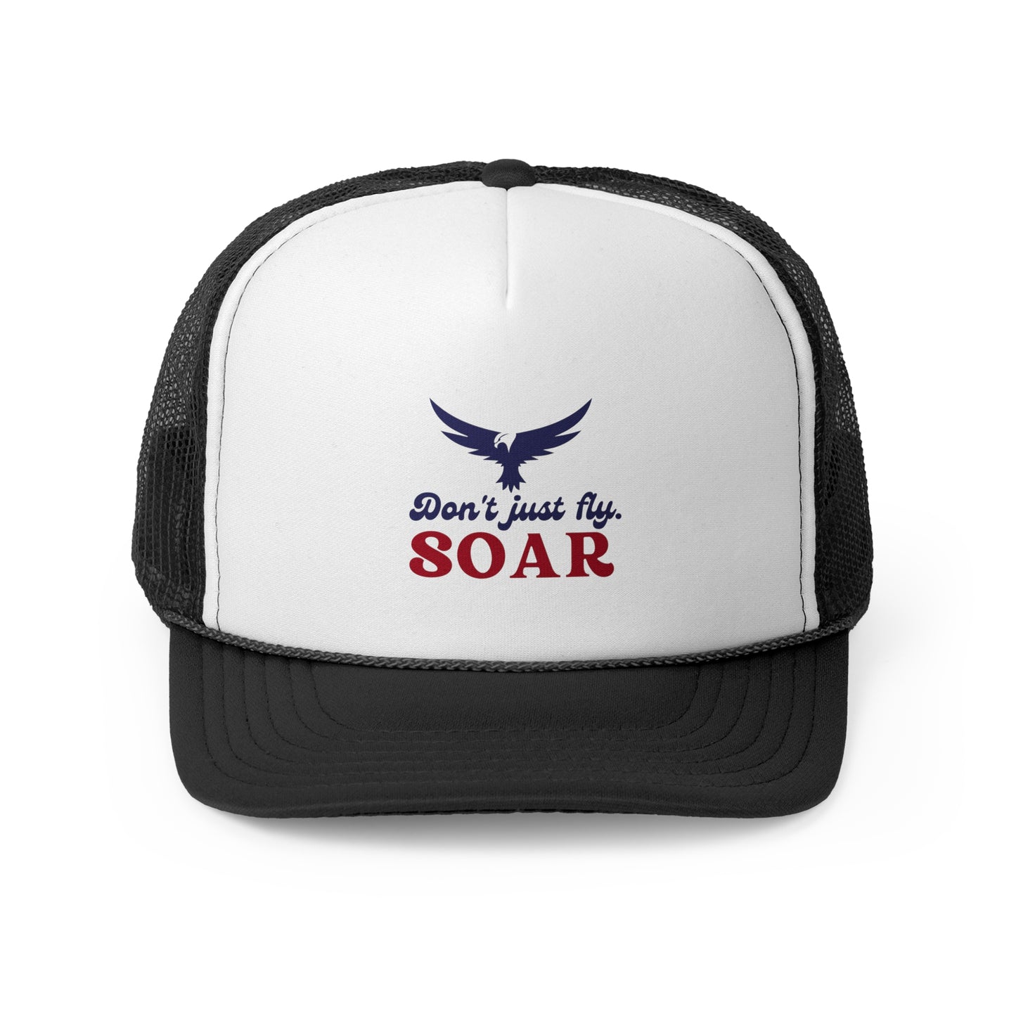 Inspirational SOAR Trucker Cap - Empowering Quote Hat for Adventure Lovers