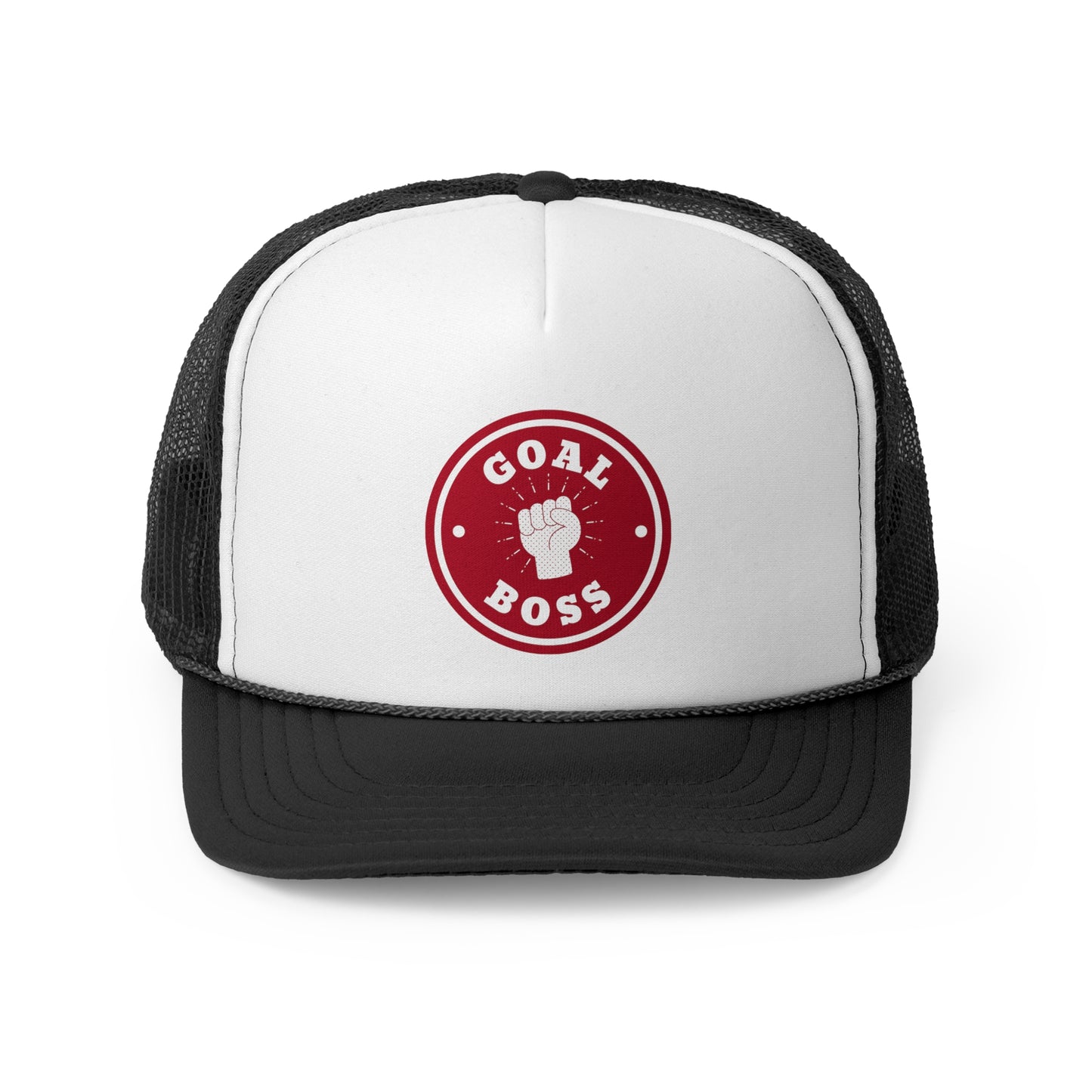 Goal Boss Trucker Cap - Motivational Cap for Goal-Driven Individuals