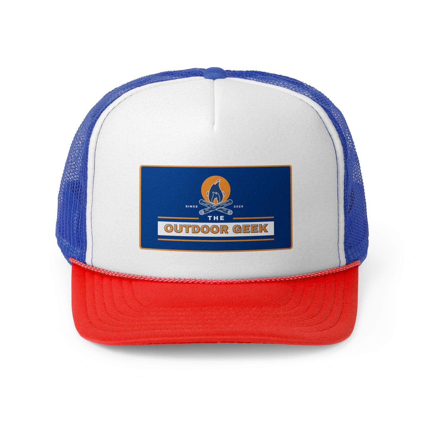 Outdoor Geek Trucker Cap - Adventure Ready Hat for Outdoor Enthusiasts
