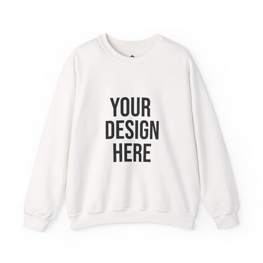 Your Design Here Custom Printed Crewneck Sweatshirt