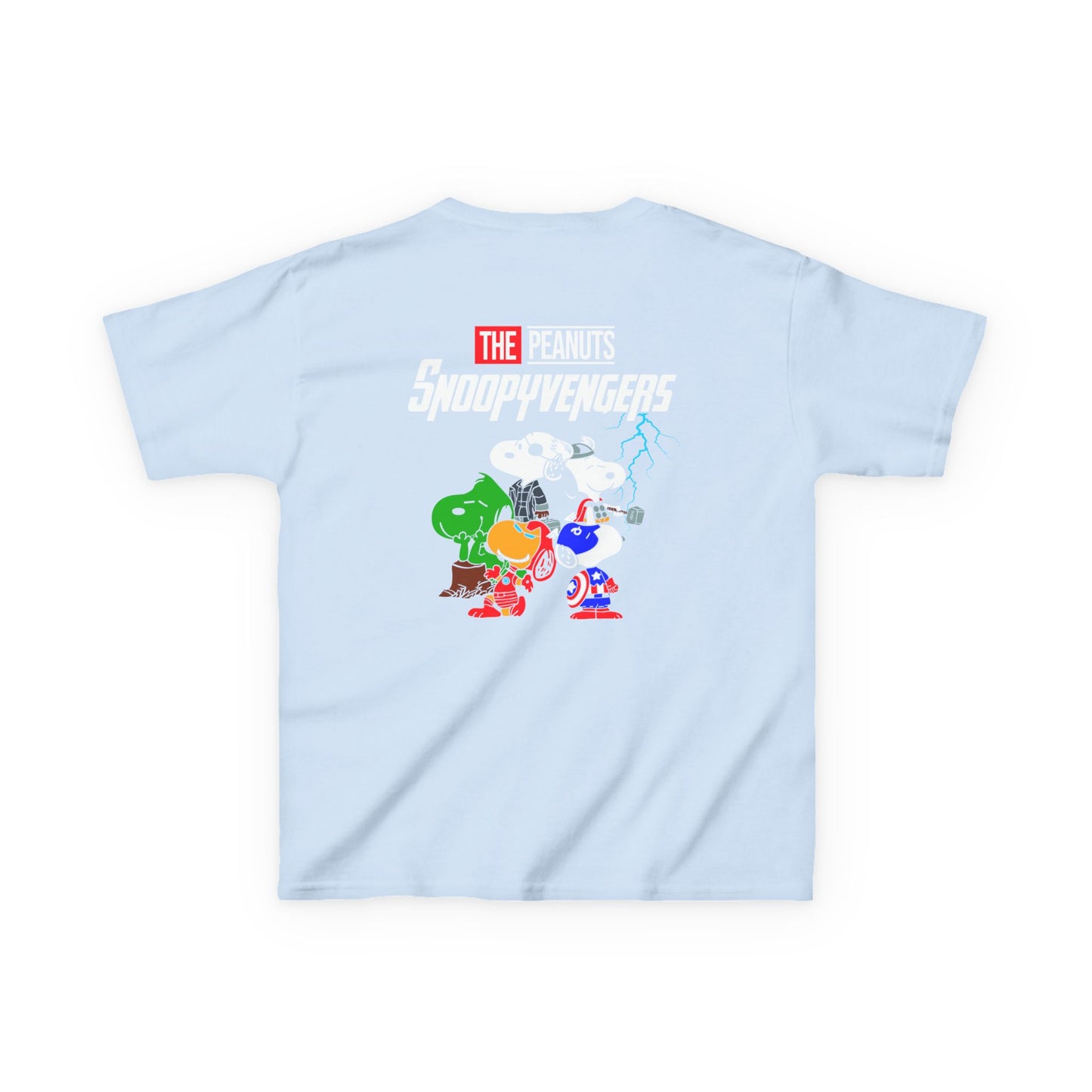 Kids Snoopyvengers Graphic Tee - Fun Cotton T-Shirt for Young Fans