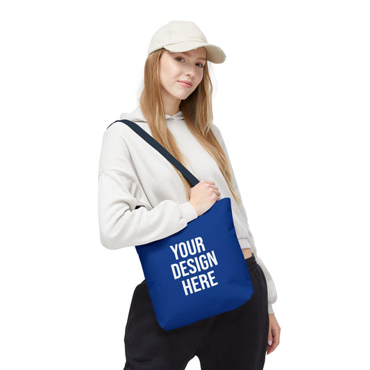 Customizable Blue Tote Bag - Your Design Here