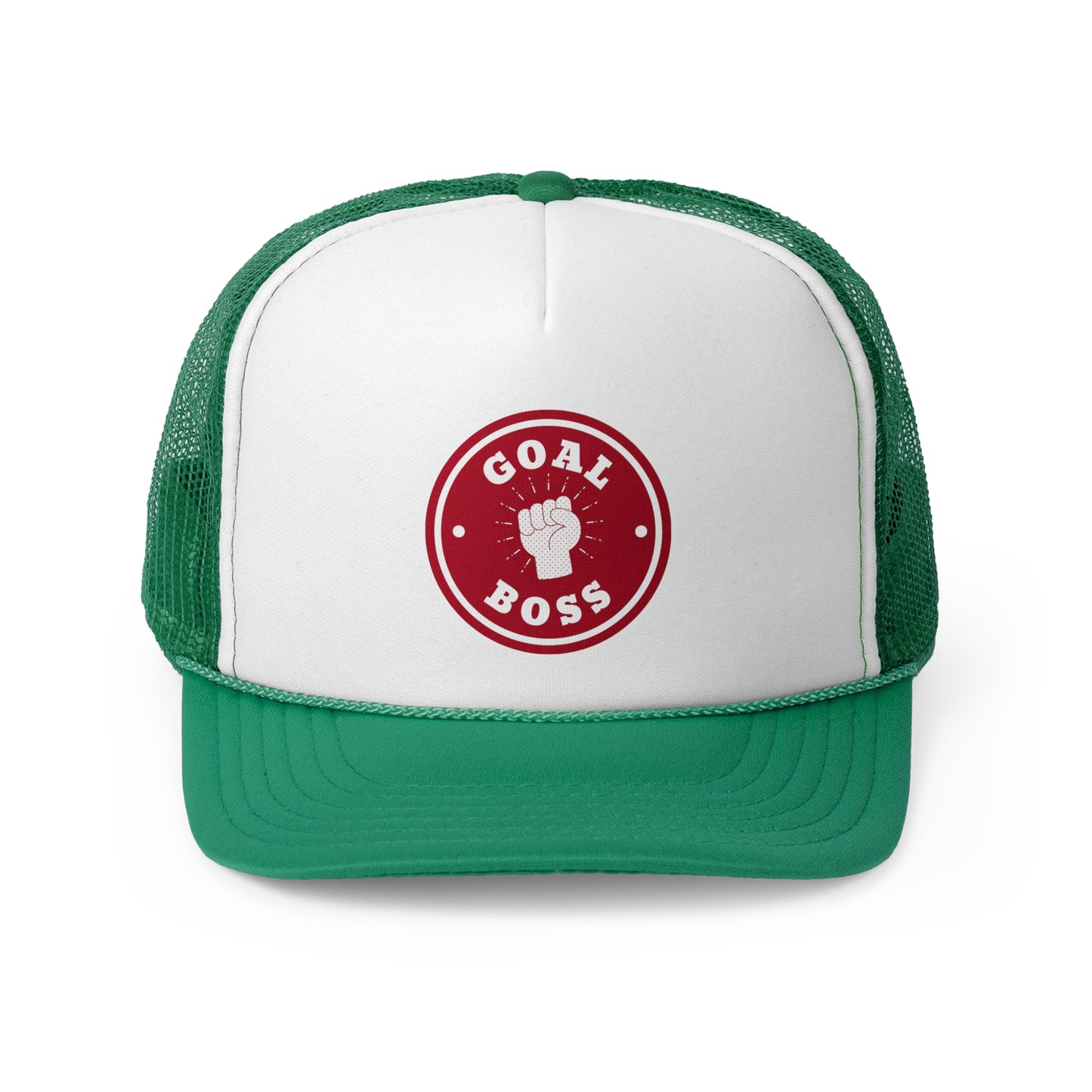 Goal Boss Trucker Cap - Motivational Cap for Goal-Driven Individuals
