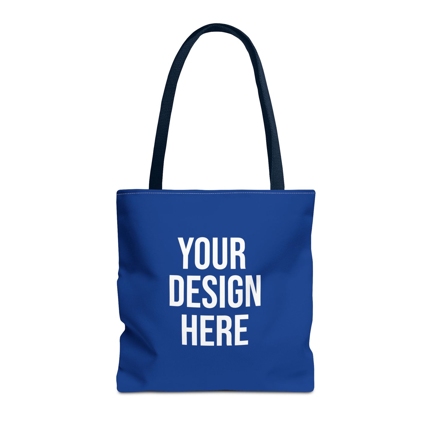 Customizable Blue Tote Bag - Your Design Here