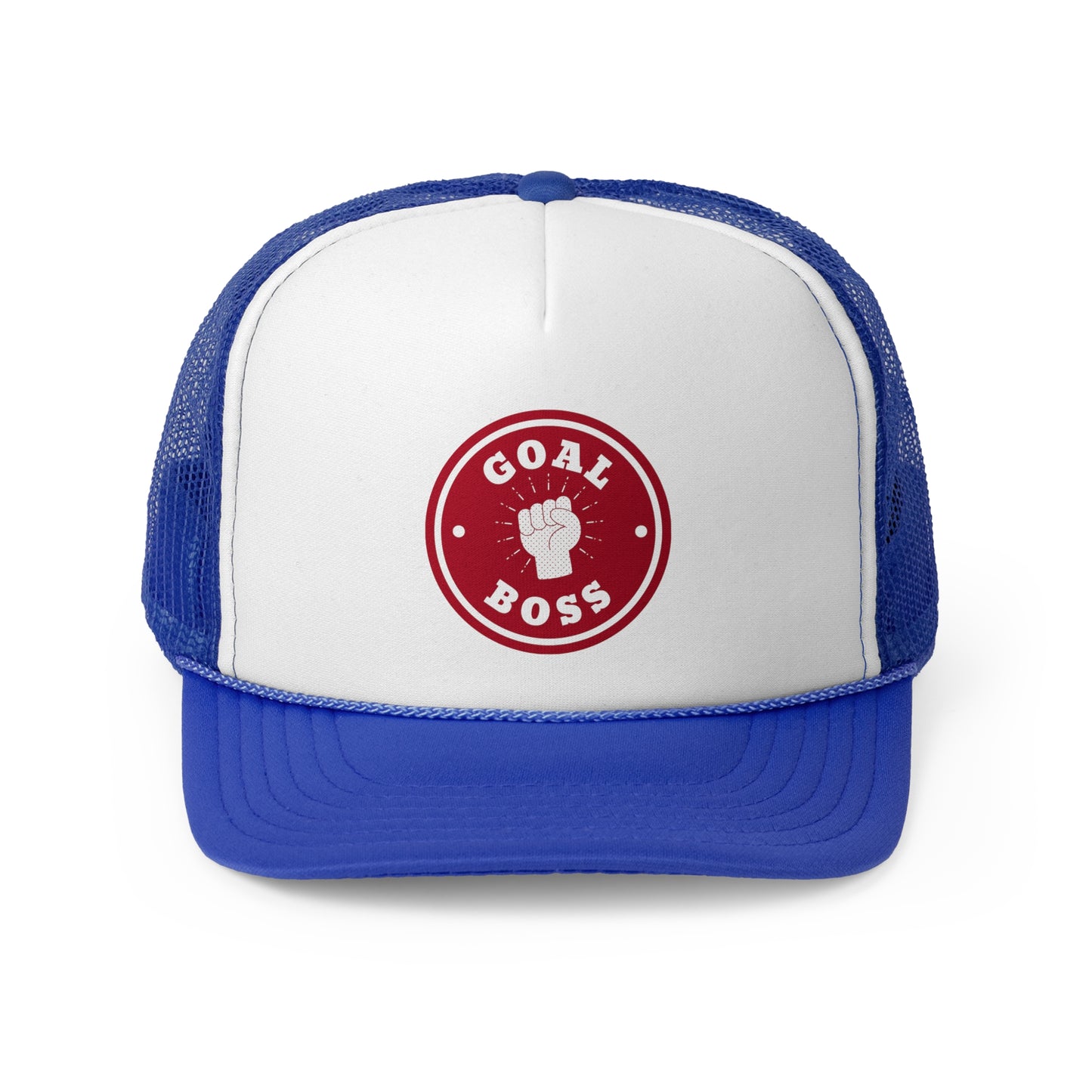 Goal Boss Trucker Cap - Motivational Cap for Goal-Driven Individuals