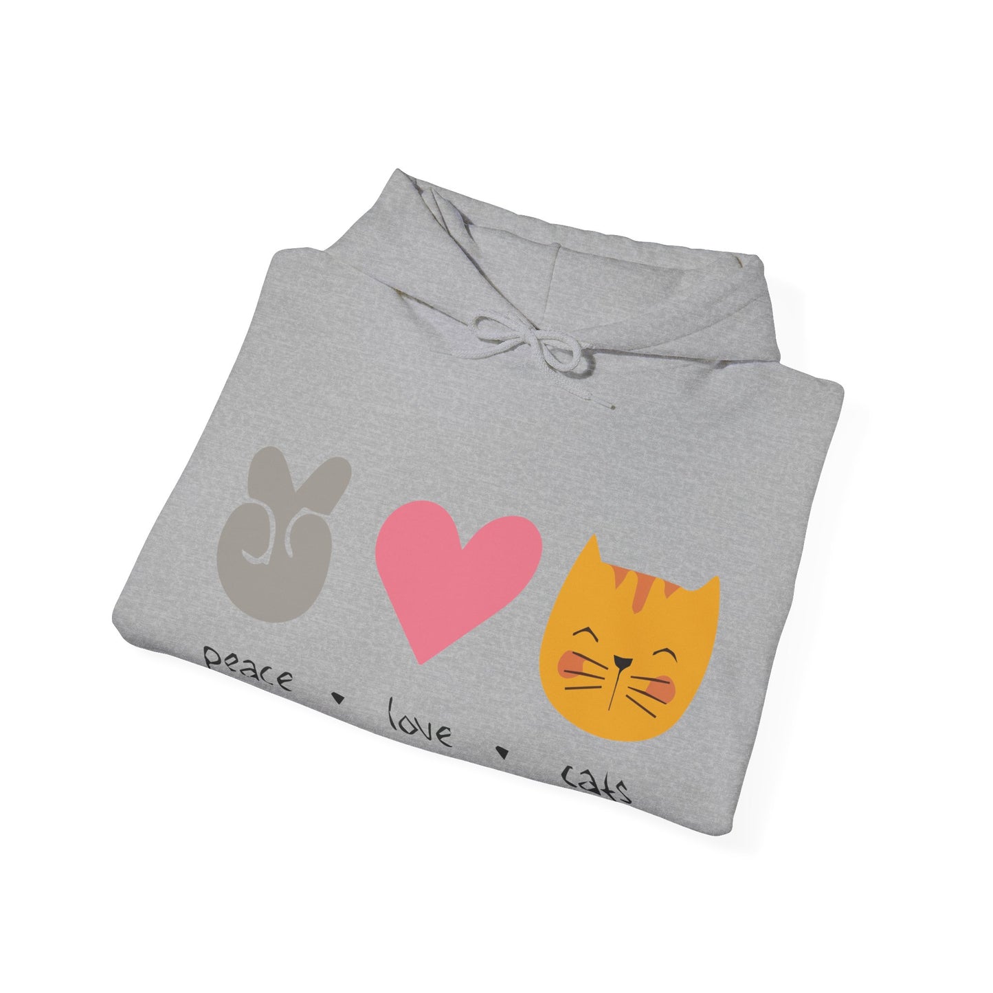 Heavy Blend Hooded Sweatshirt with Kangaroo Pocket