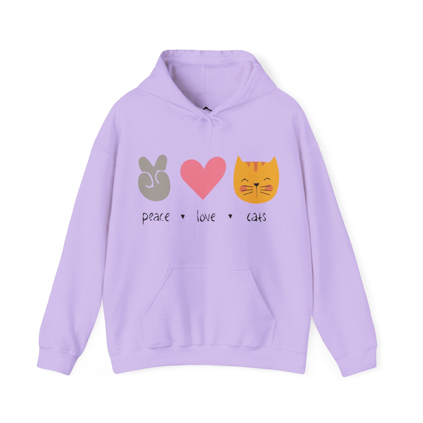 Heavy Blend Hooded Sweatshirt with Kangaroo Pocket