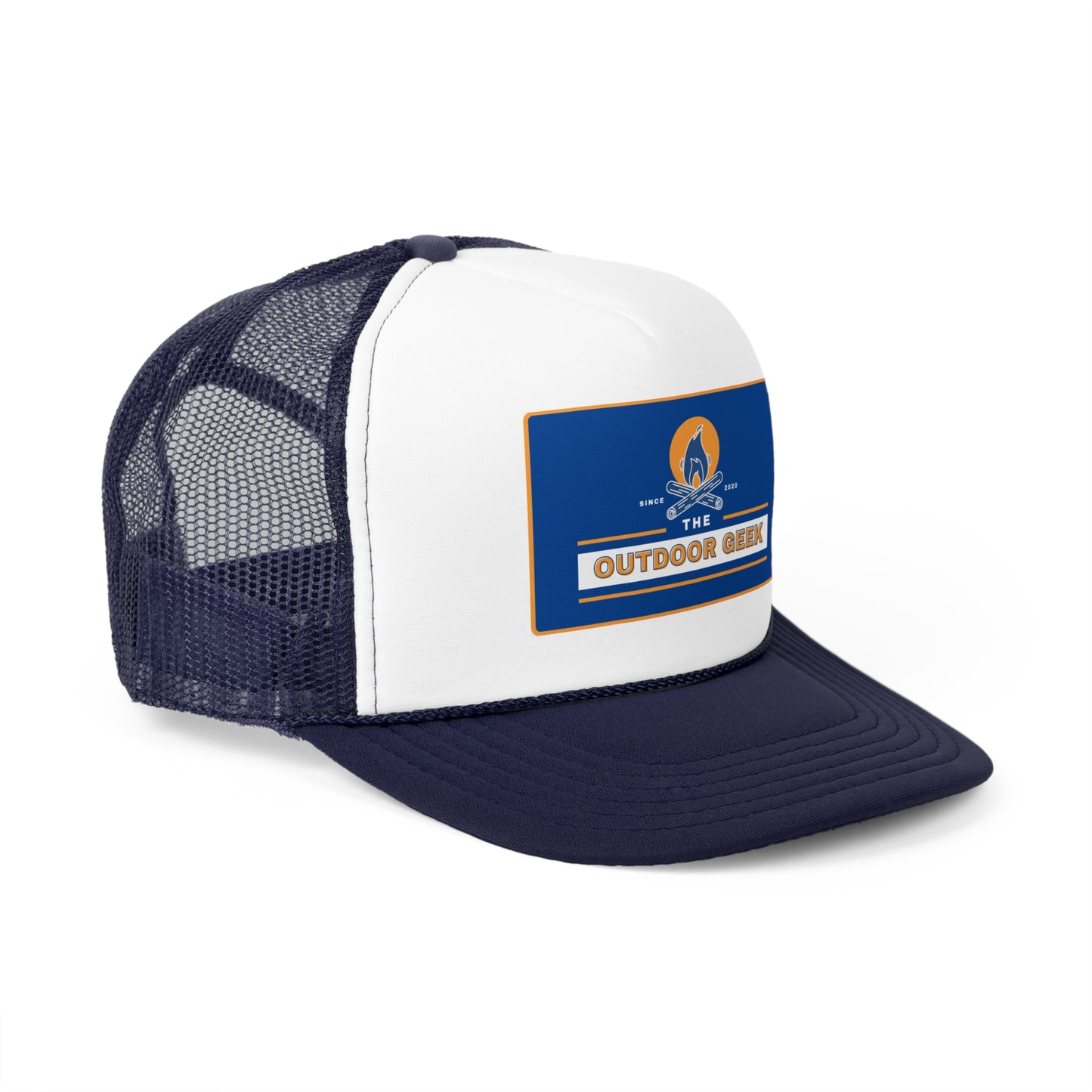 Outdoor Geek Trucker Cap - Adventure Ready Hat for Outdoor Enthusiasts