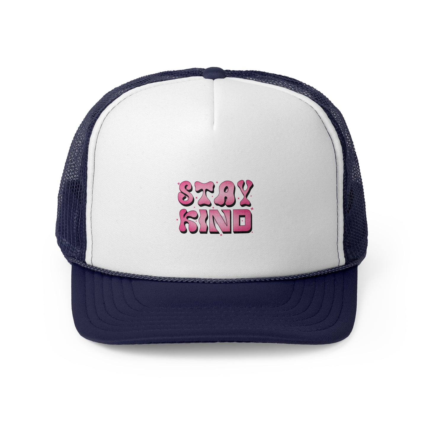 Stay Kind Trucker Cap - Positive Vibes Hat for Casual Outings