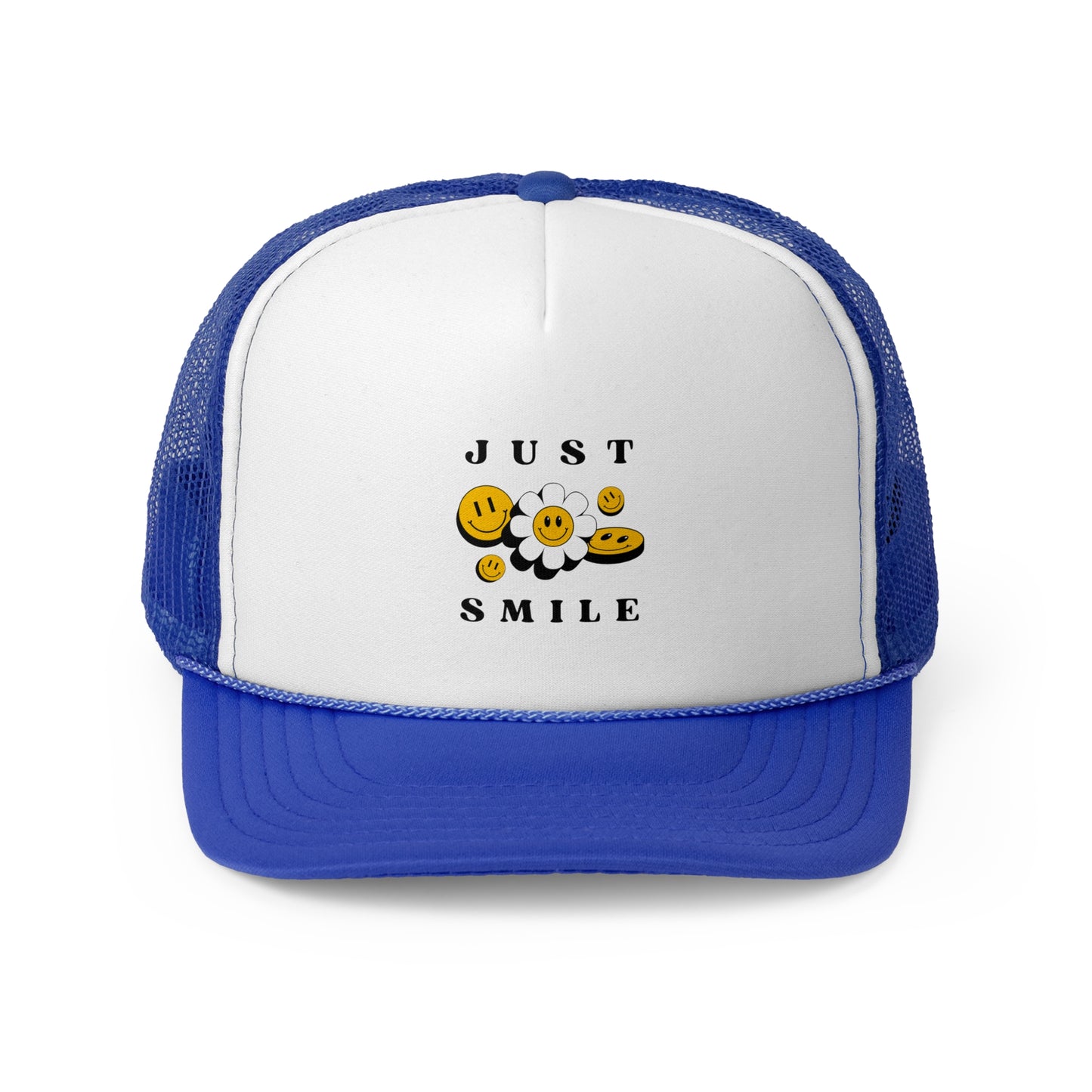 Just Smile Trucker Cap - Cheerful and Fun Headwear for Everyday Wear