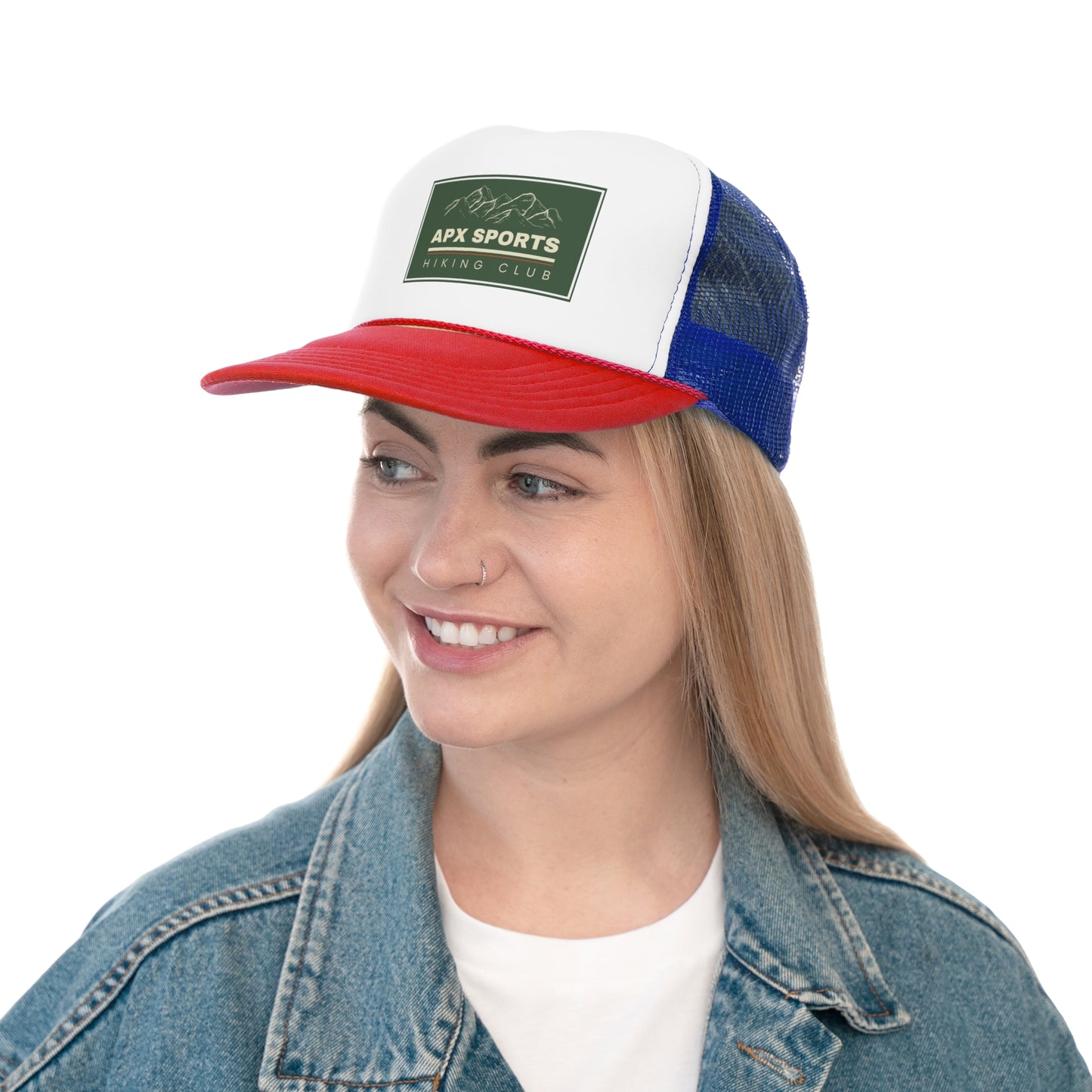 APX Sports Hiking Club Trucker Cap - Stylish Outdoor Headwear for Adventure Lovers