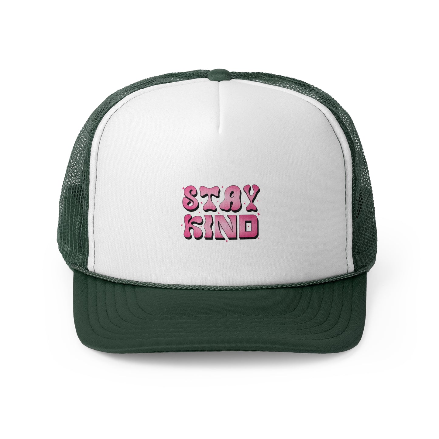 Stay Kind Trucker Cap - Positive Vibes Hat for Casual Outings