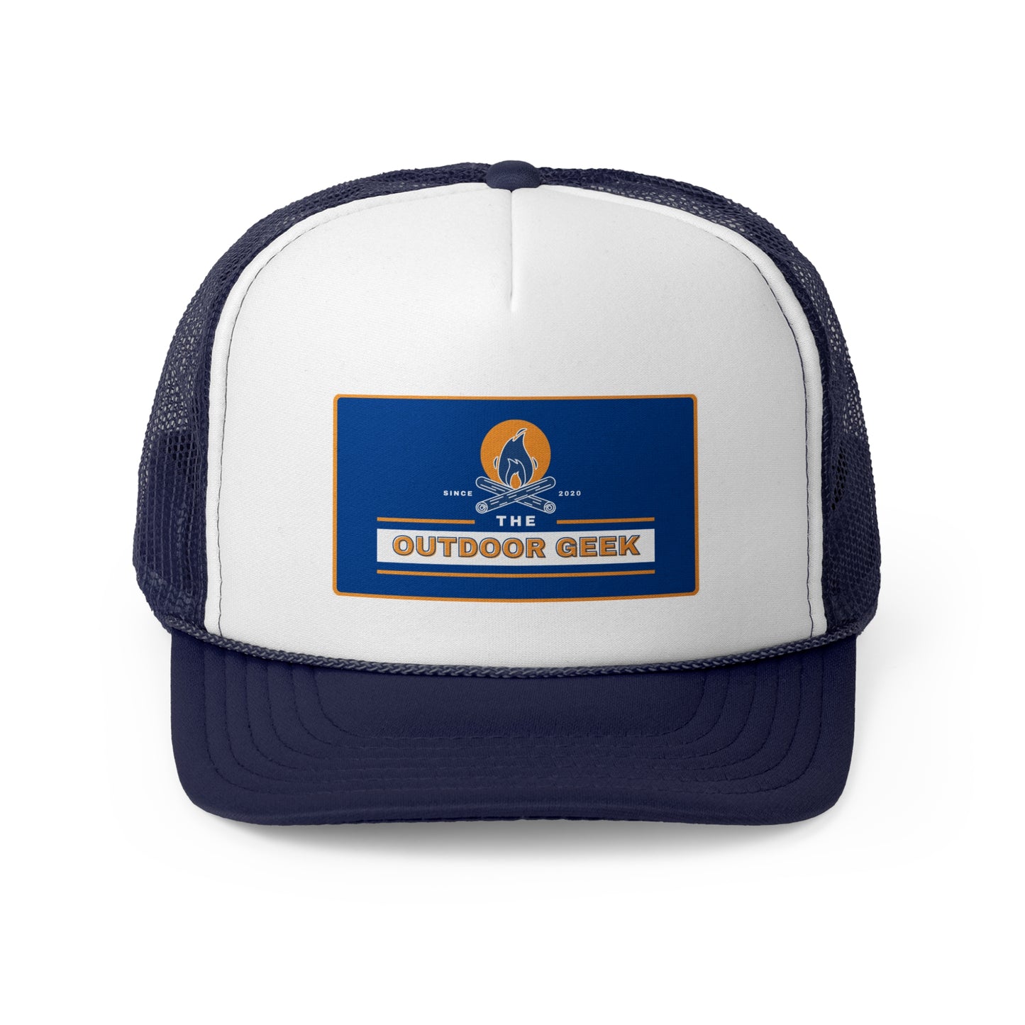 Outdoor Geek Trucker Cap - Adventure Ready Hat for Outdoor Enthusiasts