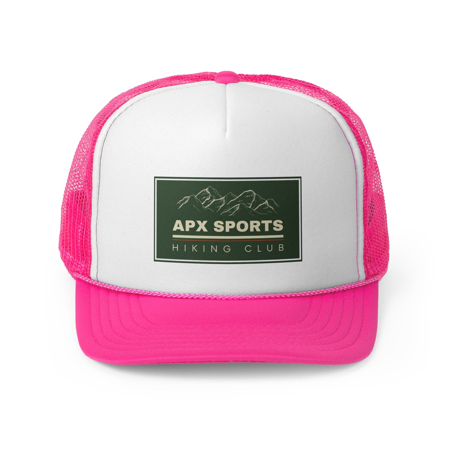 APX Sports Hiking Club Trucker Cap - Stylish Outdoor Headwear for Adventure Lovers